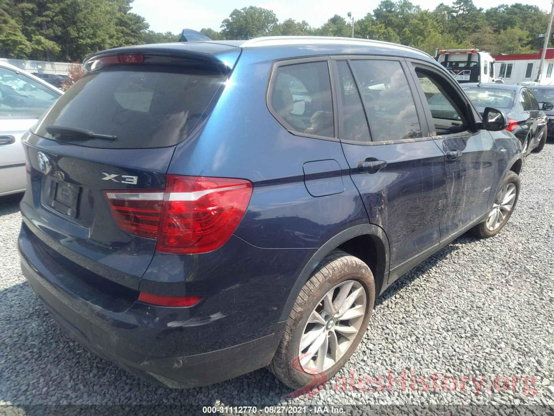 5UXWX9C58H0T09744 2017 BMW X3