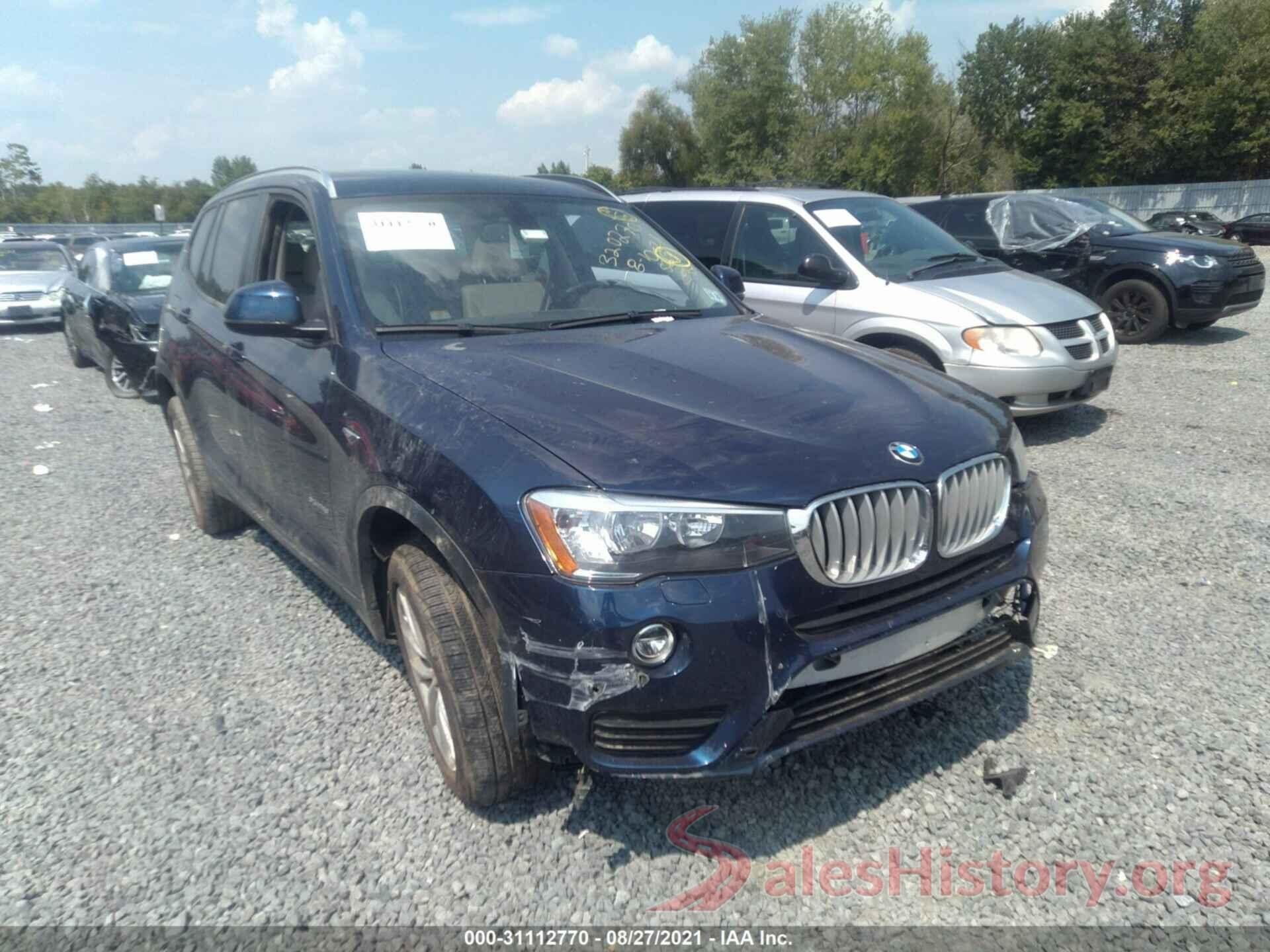 5UXWX9C58H0T09744 2017 BMW X3