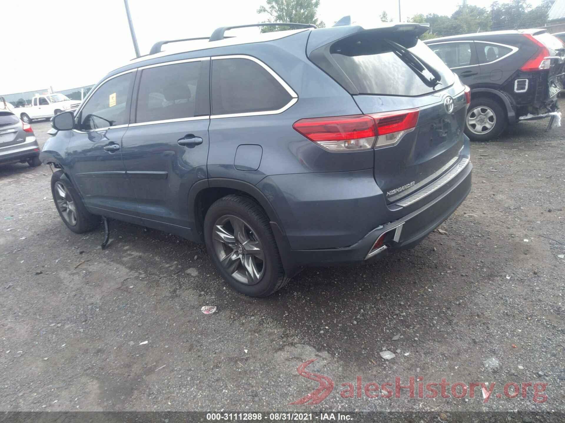 5TDDZRFH4HS437551 2017 TOYOTA HIGHLANDER