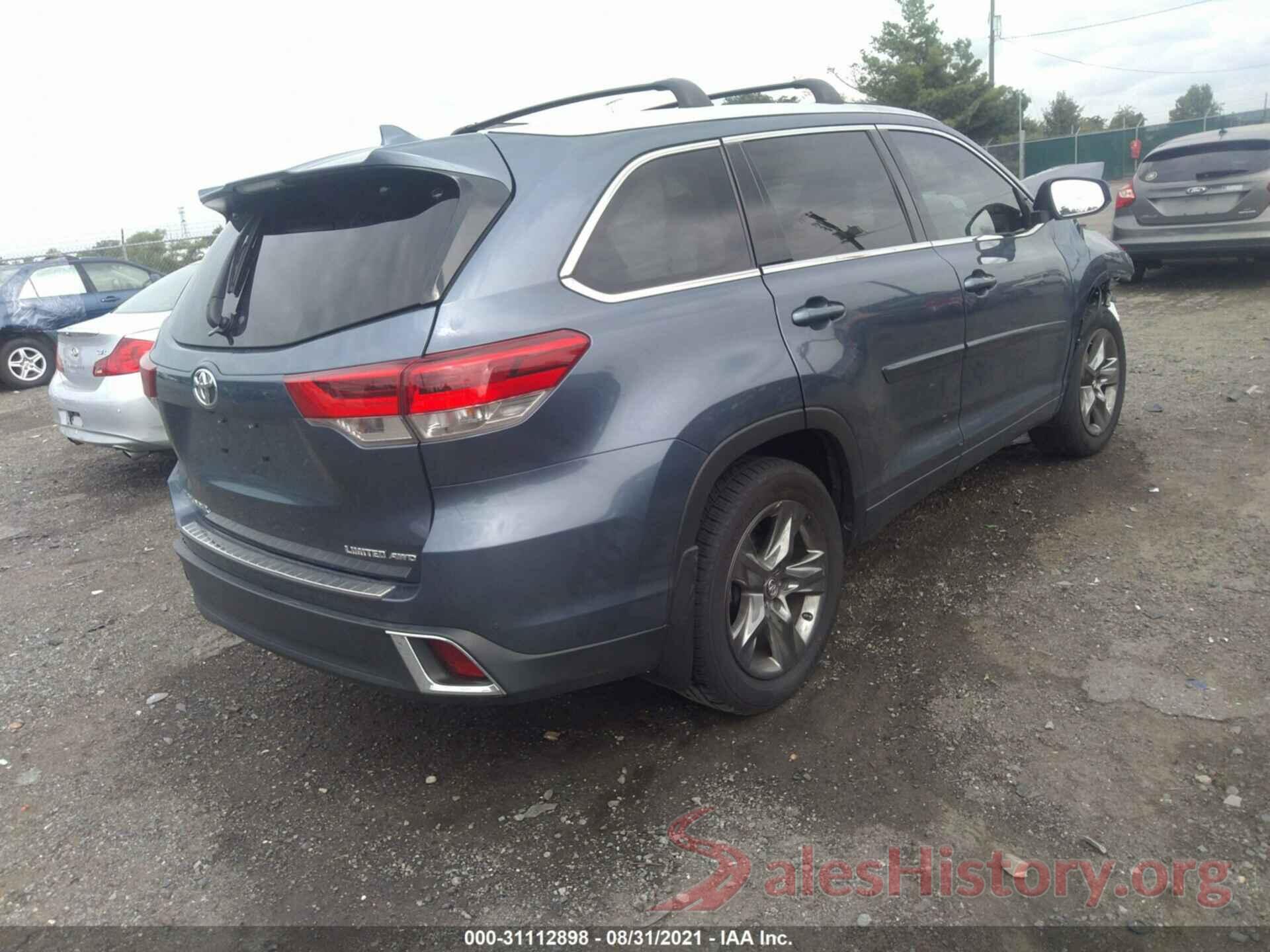 5TDDZRFH4HS437551 2017 TOYOTA HIGHLANDER