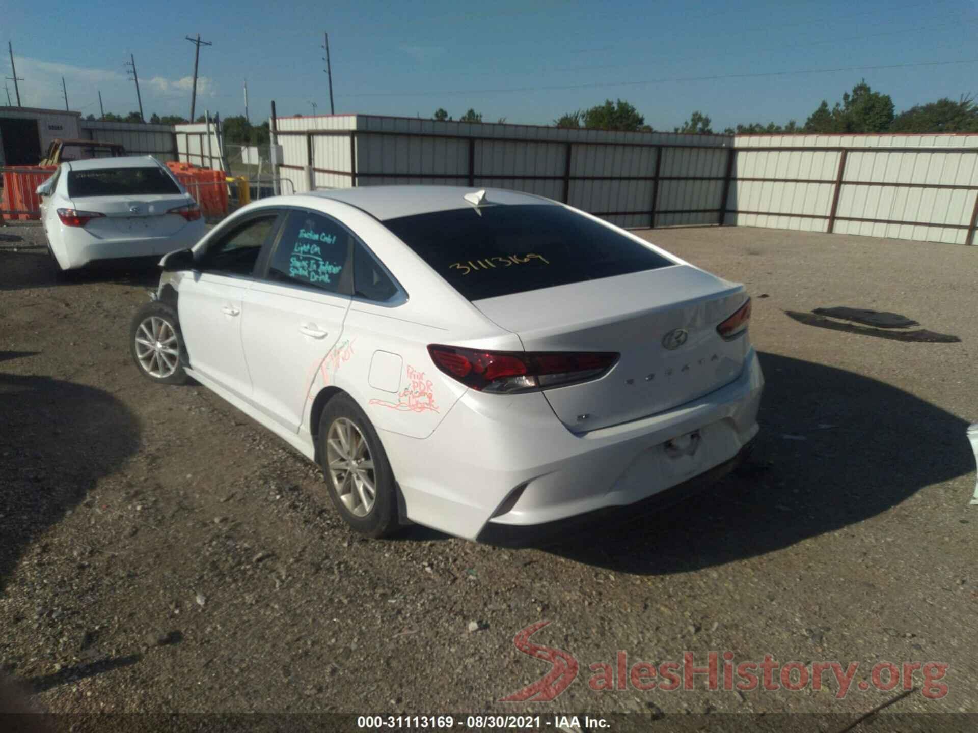 5NPE24AFXKH804161 2019 HYUNDAI SONATA