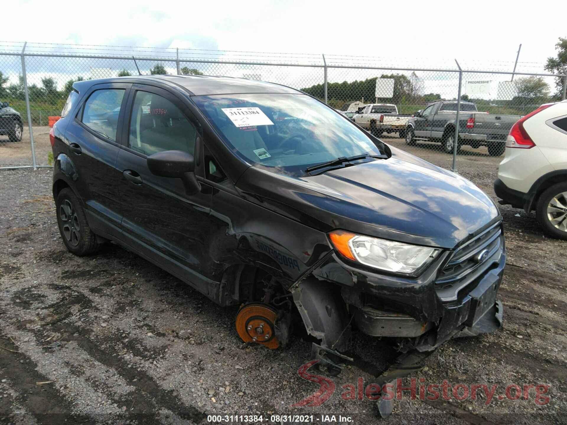 MAJ6P1SL9JC200111 2018 FORD ECOSPORT