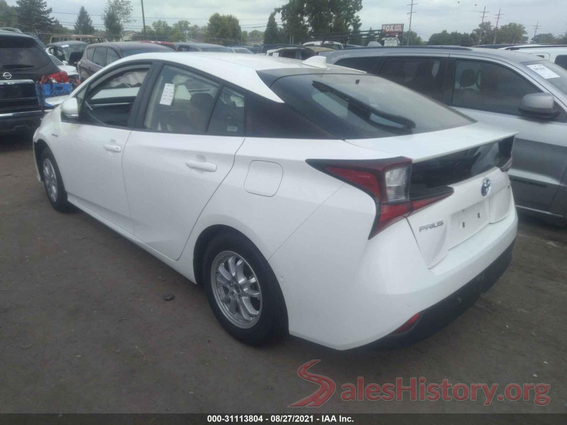 JTDKAMFU0M3148564 2021 TOYOTA PRIUS