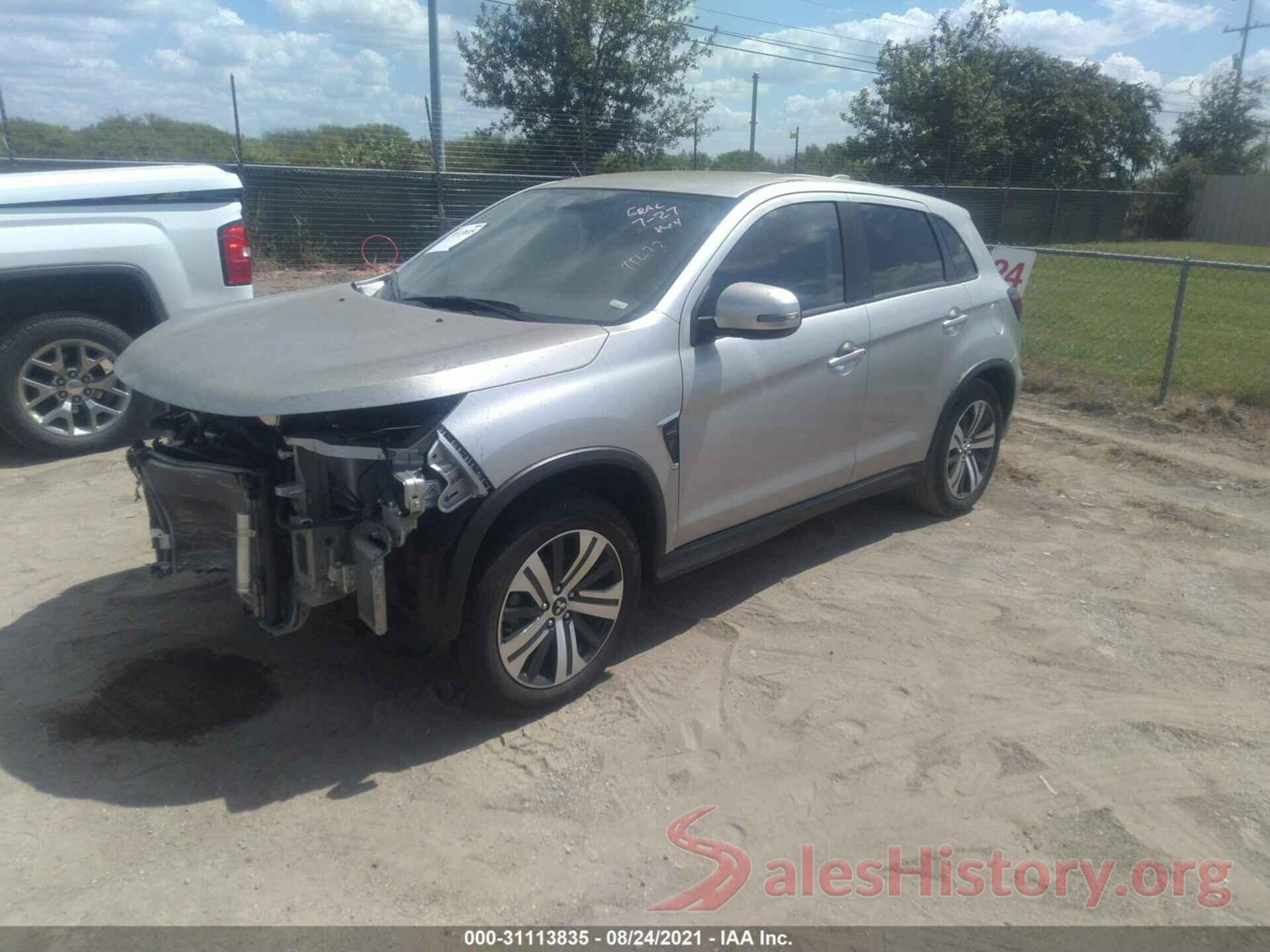 JA4APVAU2MU015736 2021 MITSUBISHI OUTLANDER SPORT