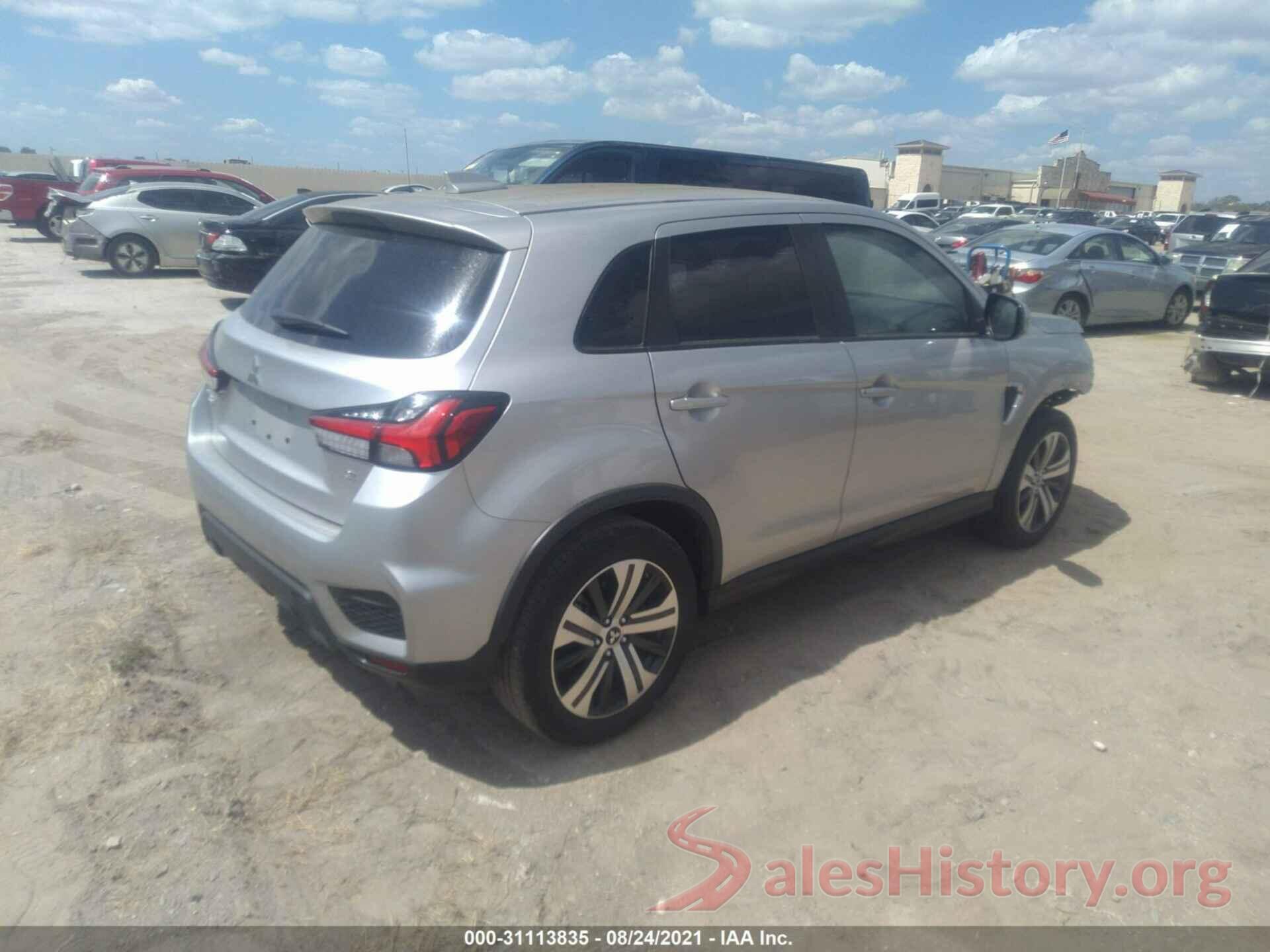 JA4APVAU2MU015736 2021 MITSUBISHI OUTLANDER SPORT