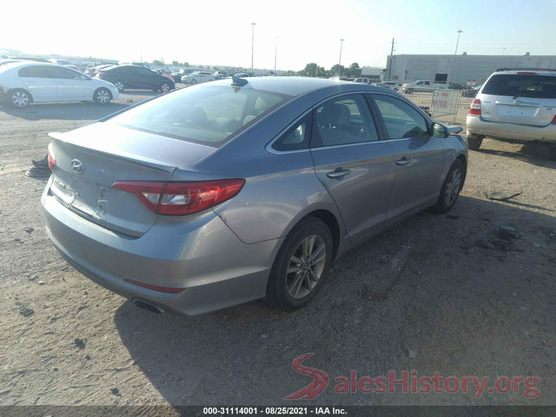 5NPE24AF4GH322485 2016 HYUNDAI SONATA