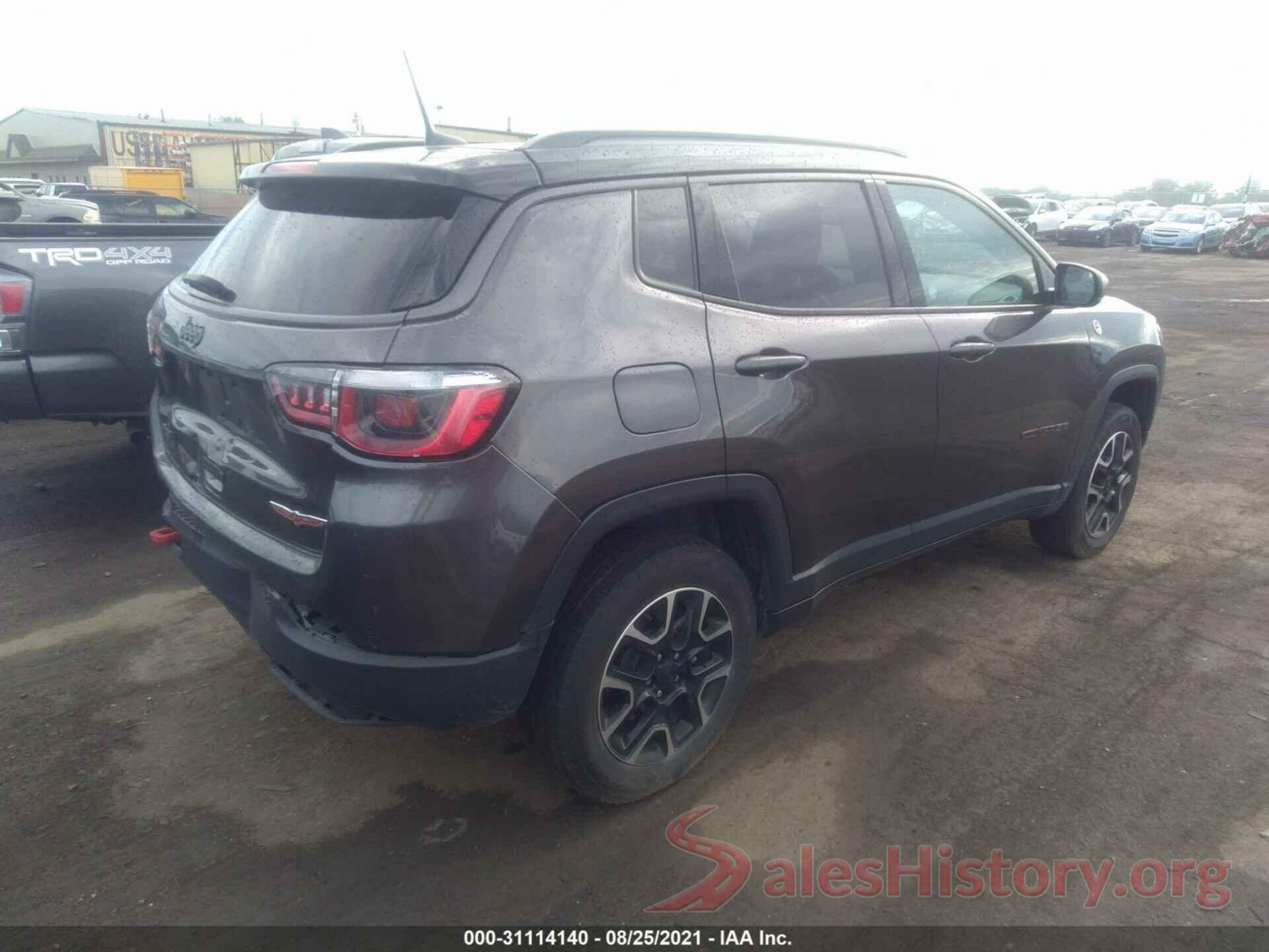 3C4NJDDB9LT207953 2020 JEEP COMPASS