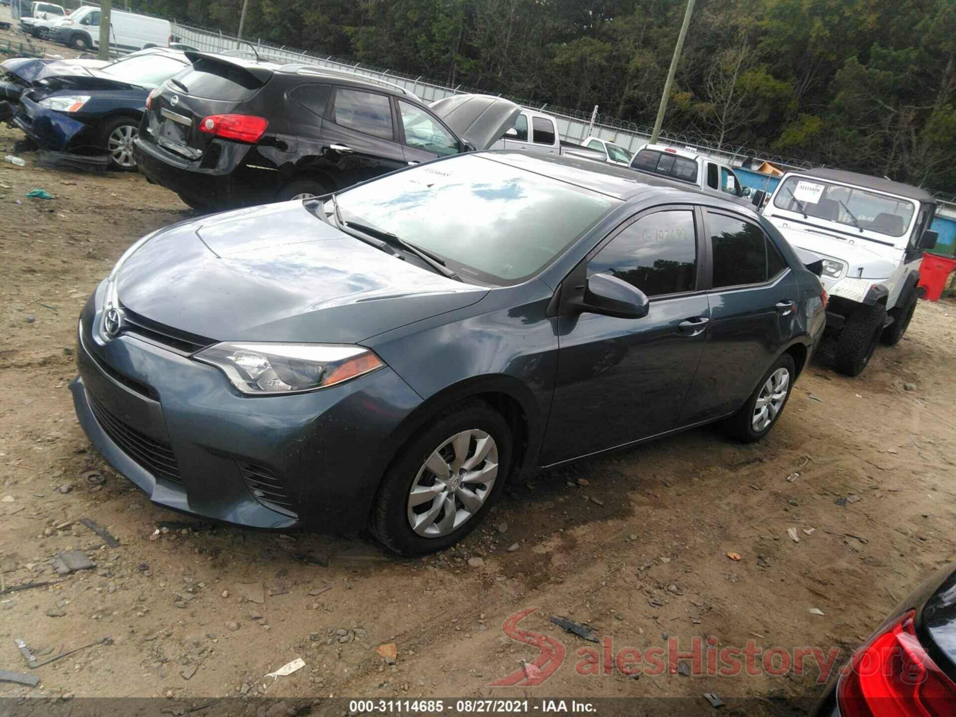 2T1BURHE9GC615714 2016 TOYOTA COROLLA