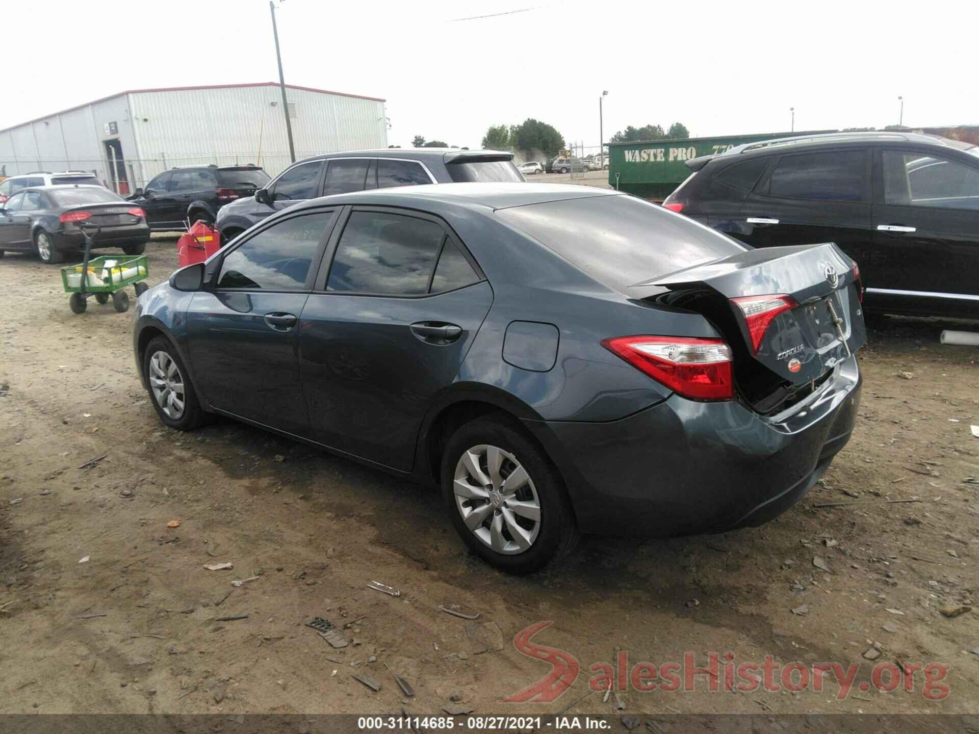 2T1BURHE9GC615714 2016 TOYOTA COROLLA