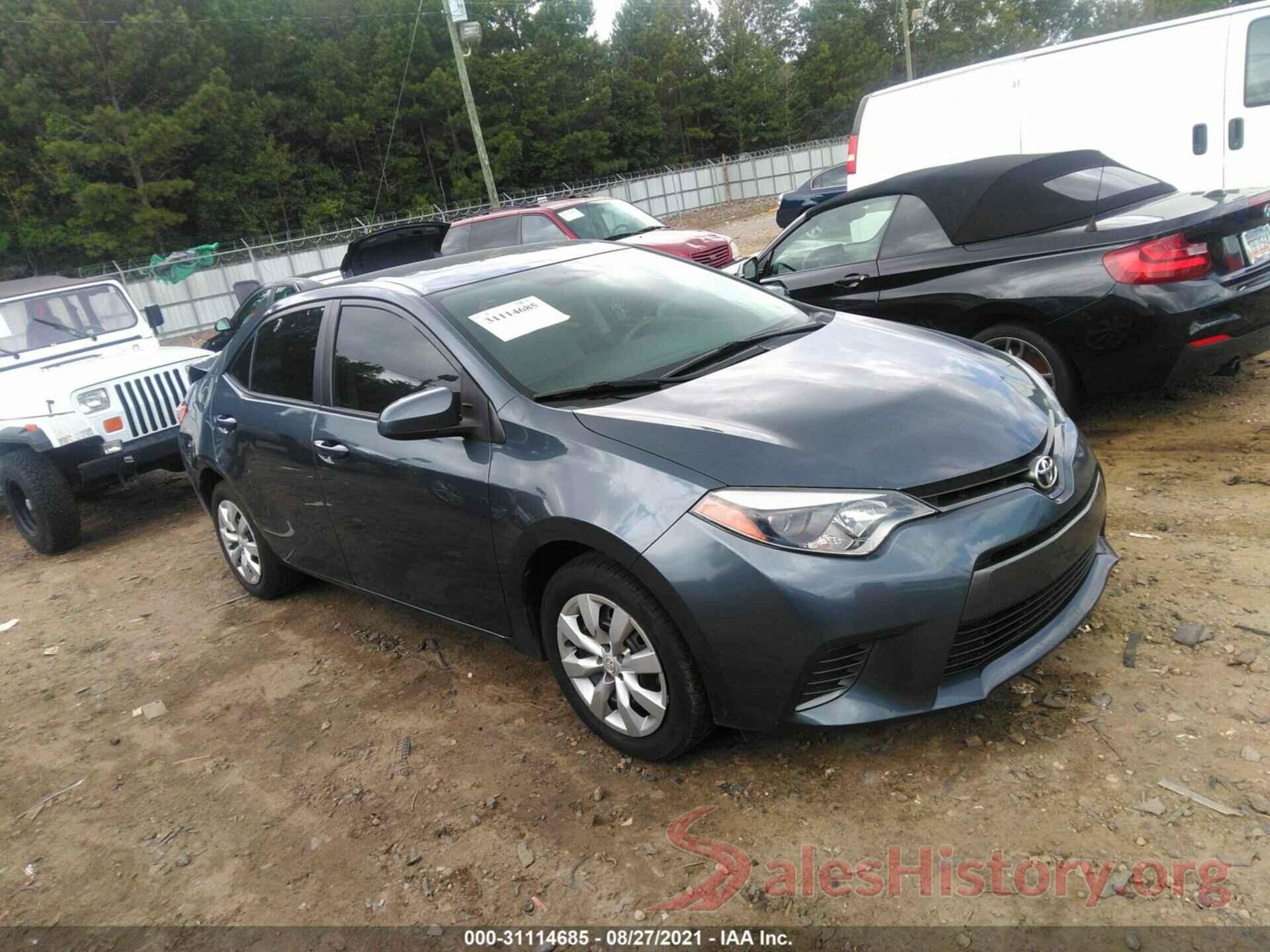 2T1BURHE9GC615714 2016 TOYOTA COROLLA