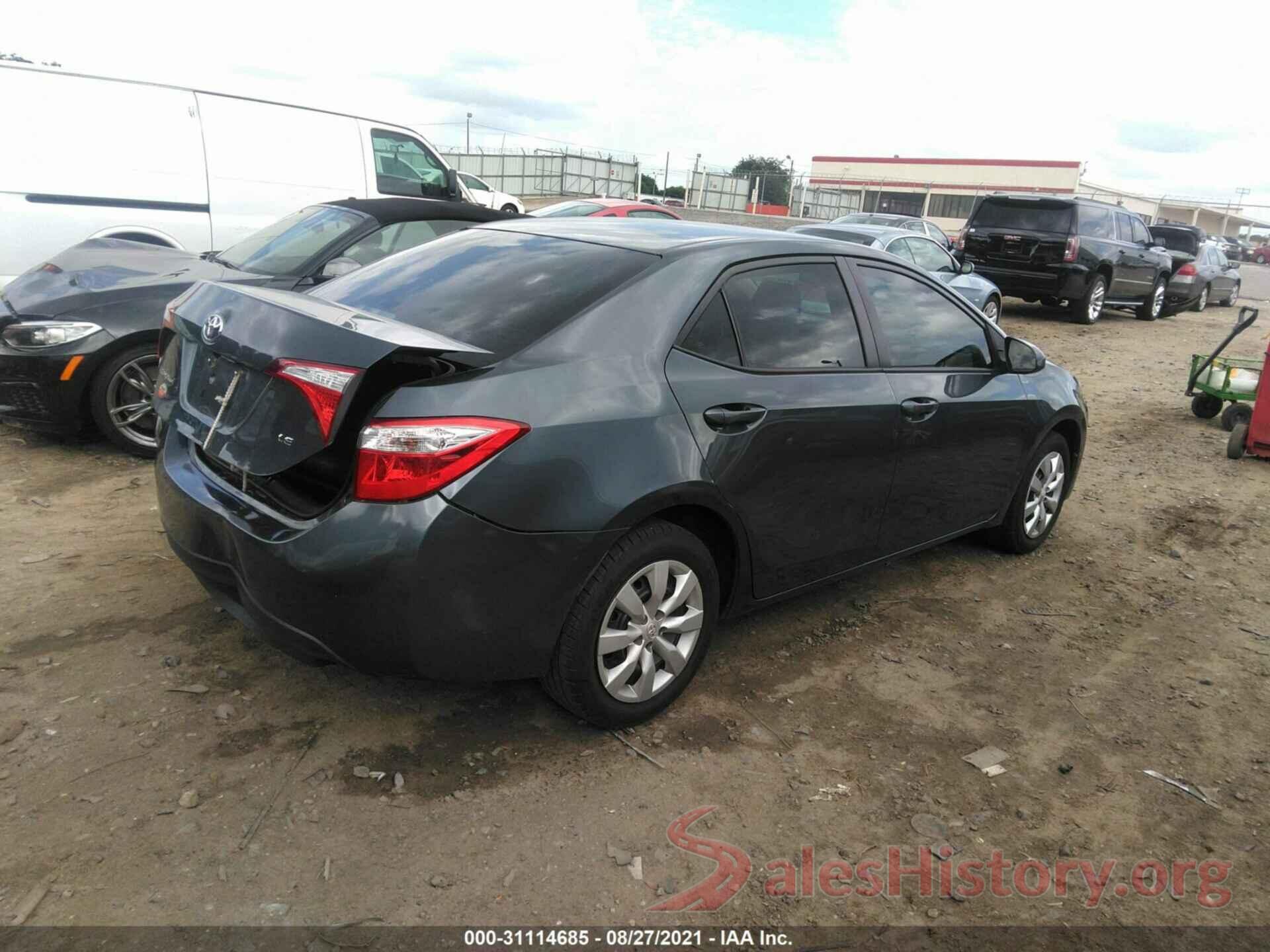 2T1BURHE9GC615714 2016 TOYOTA COROLLA