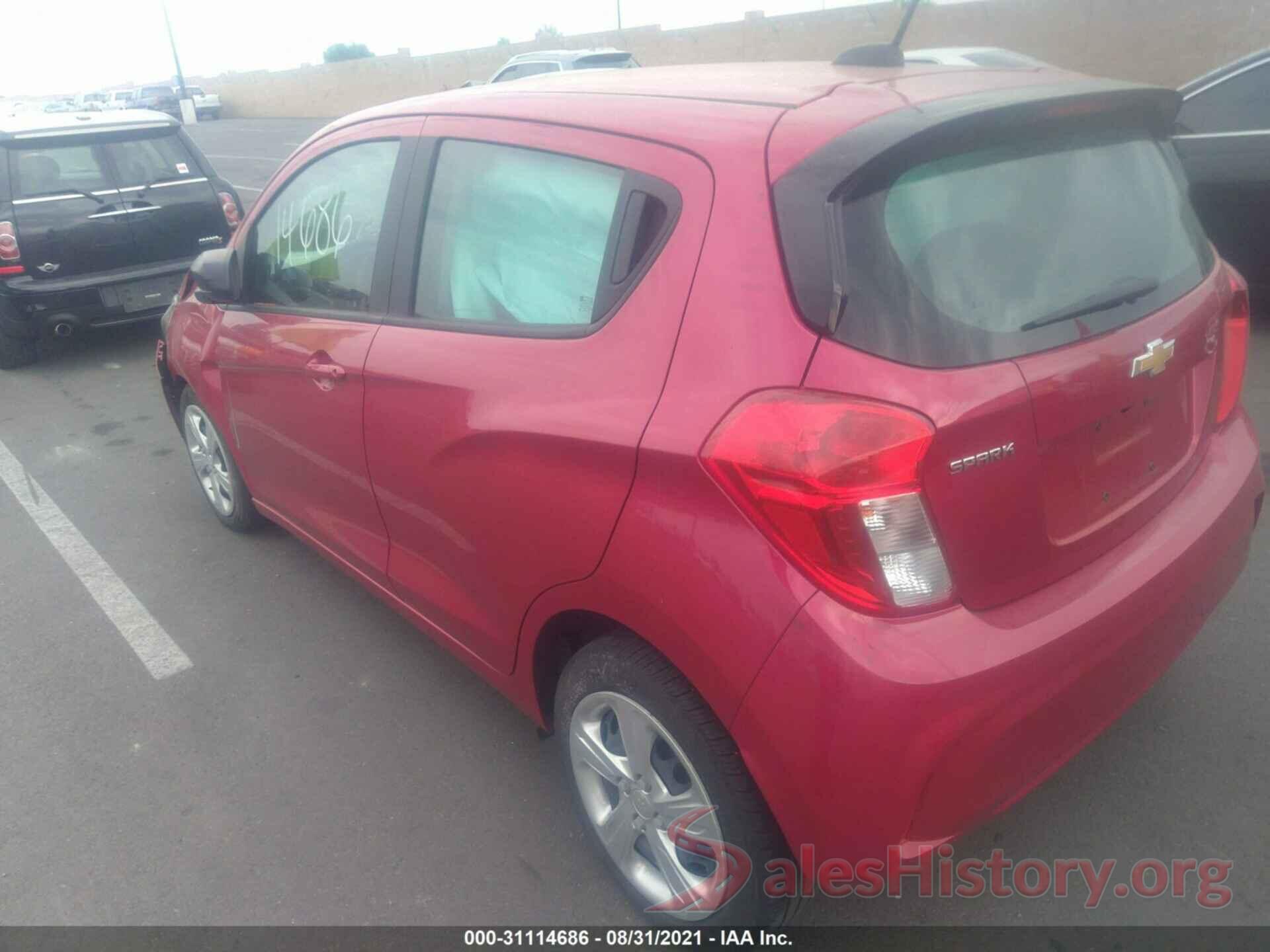 KL8CB6SAXLC401020 2020 CHEVROLET SPARK