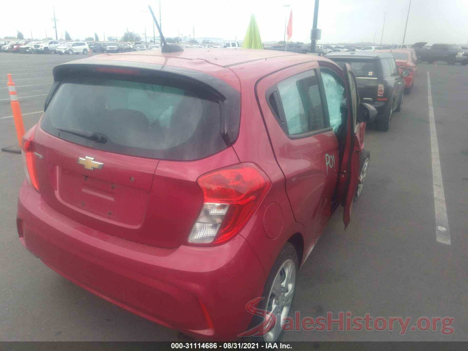 KL8CB6SAXLC401020 2020 CHEVROLET SPARK