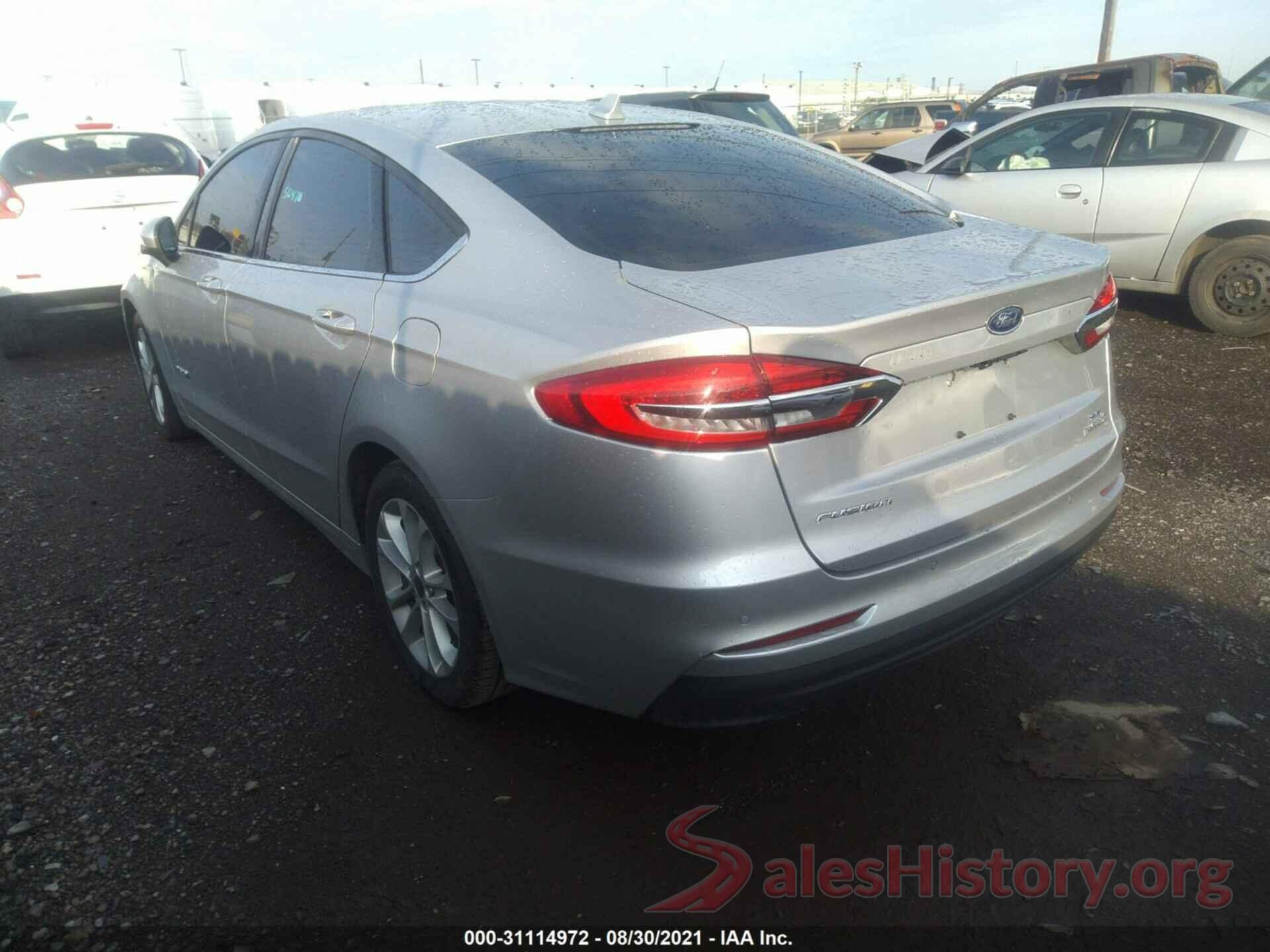 3FA6P0LU3KR124597 2019 FORD FUSION HYBRID