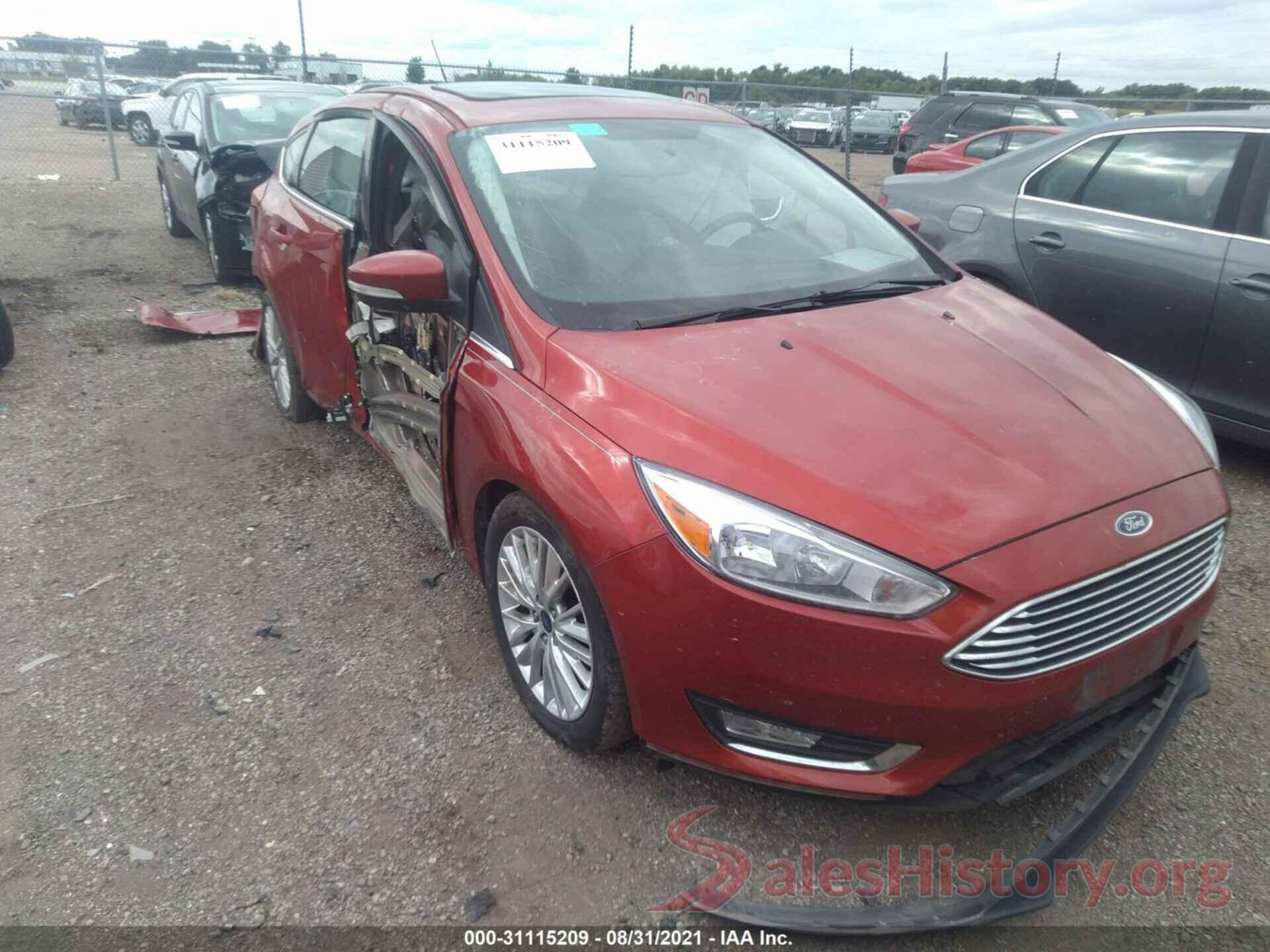 1FADP3N29JL261884 2018 FORD FOCUS