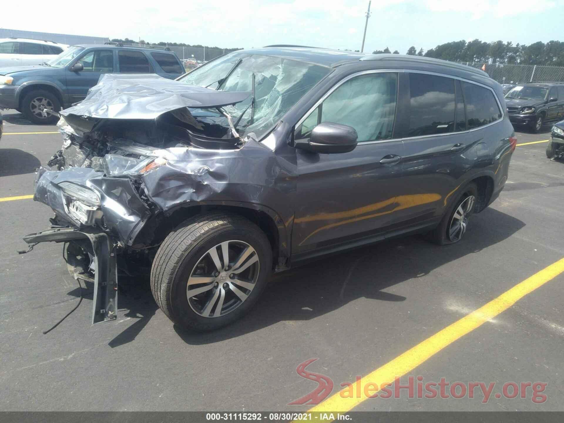 5FNYF5H53GB048439 2016 HONDA PILOT