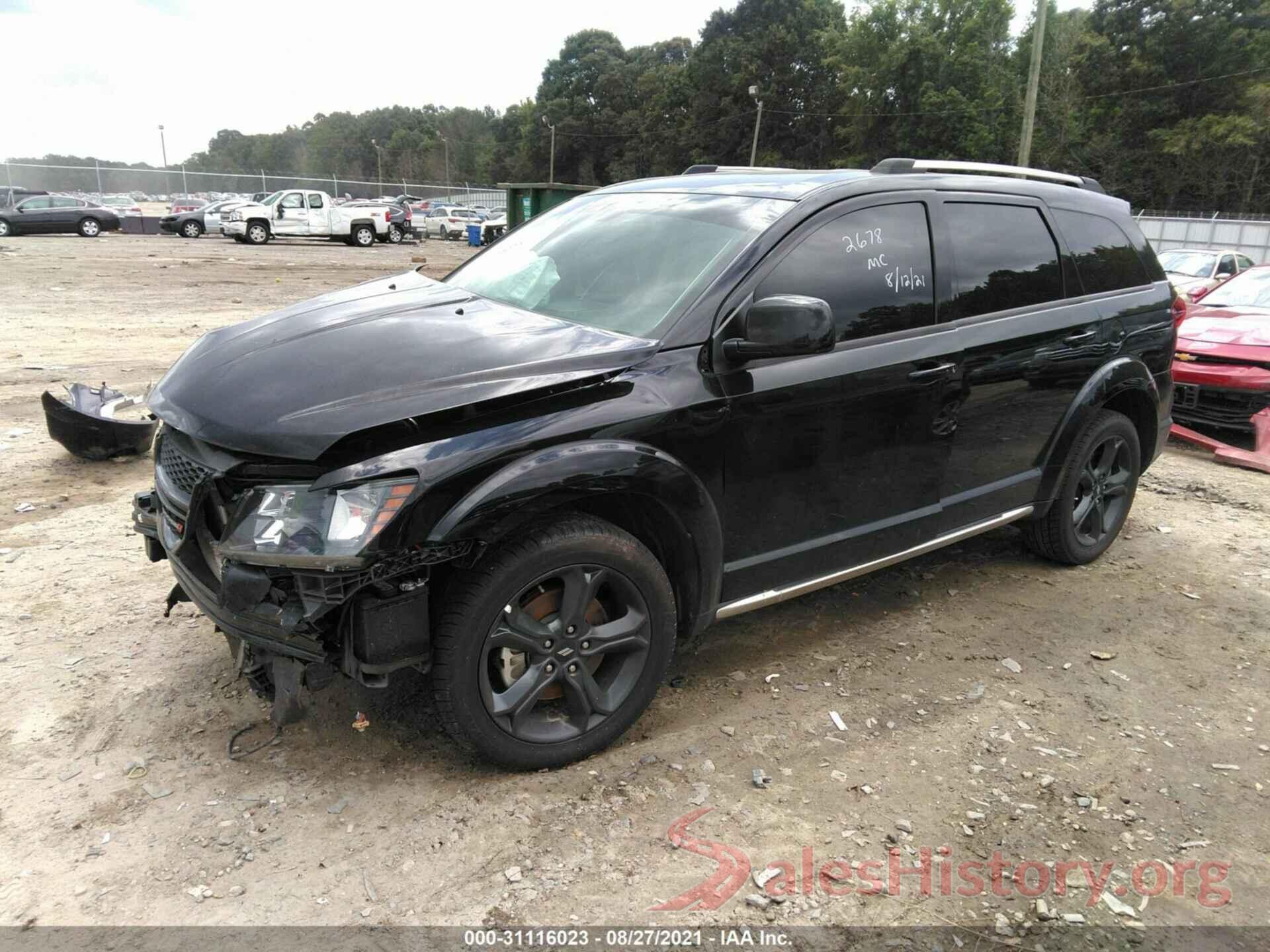 3C4PDCGG0KT860798 2019 DODGE JOURNEY