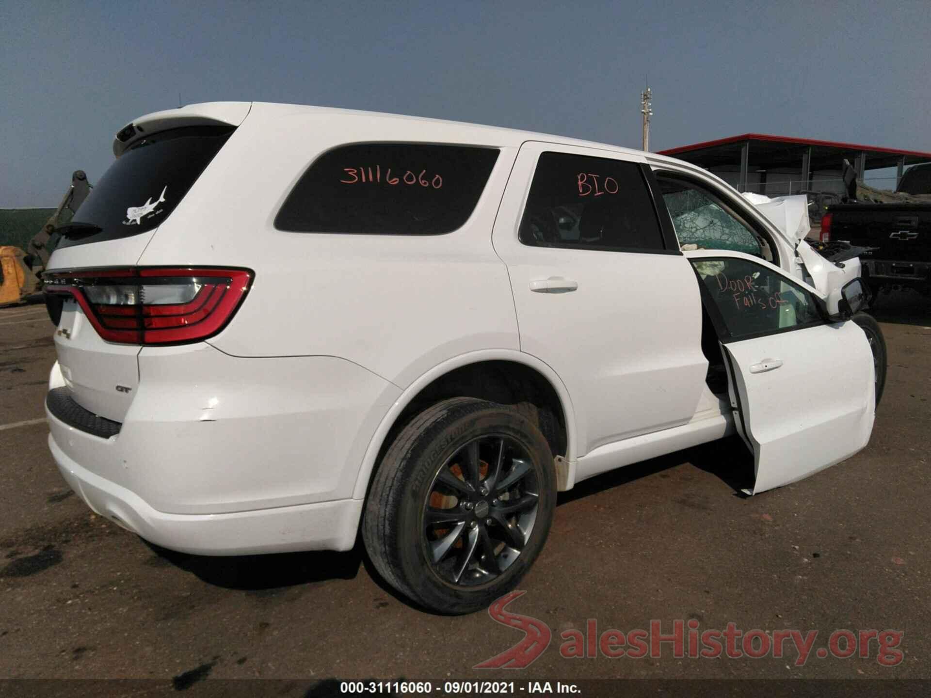 1C4RDJDG0JC161487 2018 DODGE DURANGO