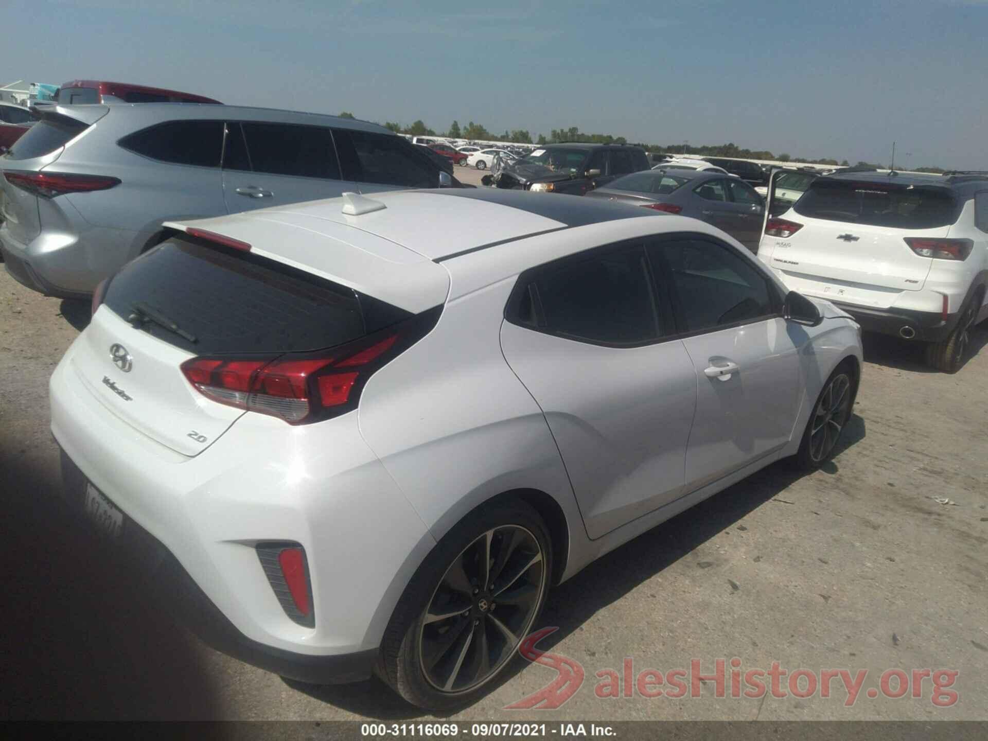 KMHTG6AF0KU003454 2019 HYUNDAI VELOSTER