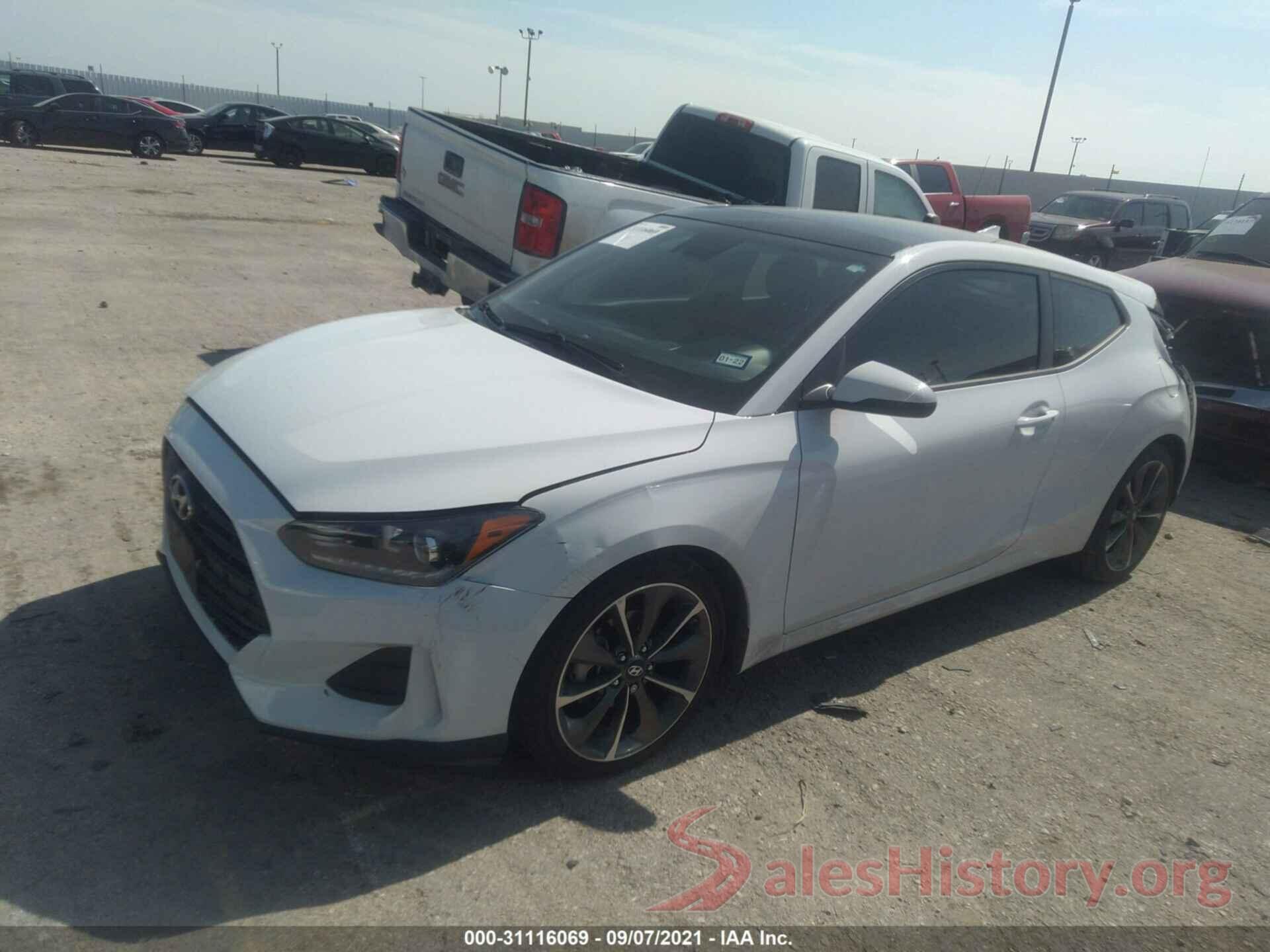 KMHTG6AF0KU003454 2019 HYUNDAI VELOSTER