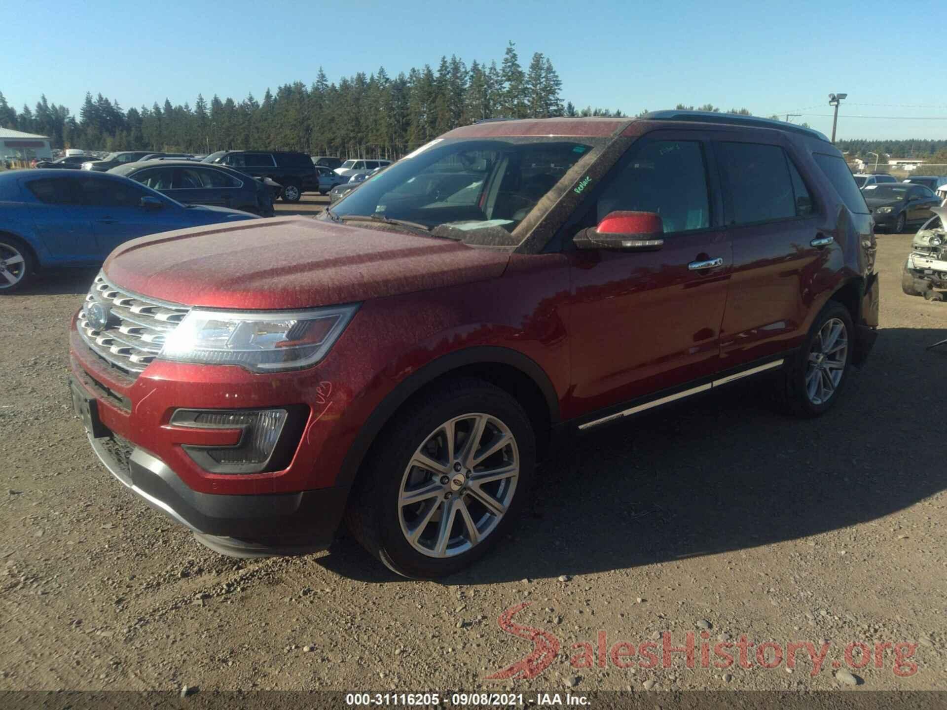 1FM5K8F84GGA45418 2016 FORD EXPLORER