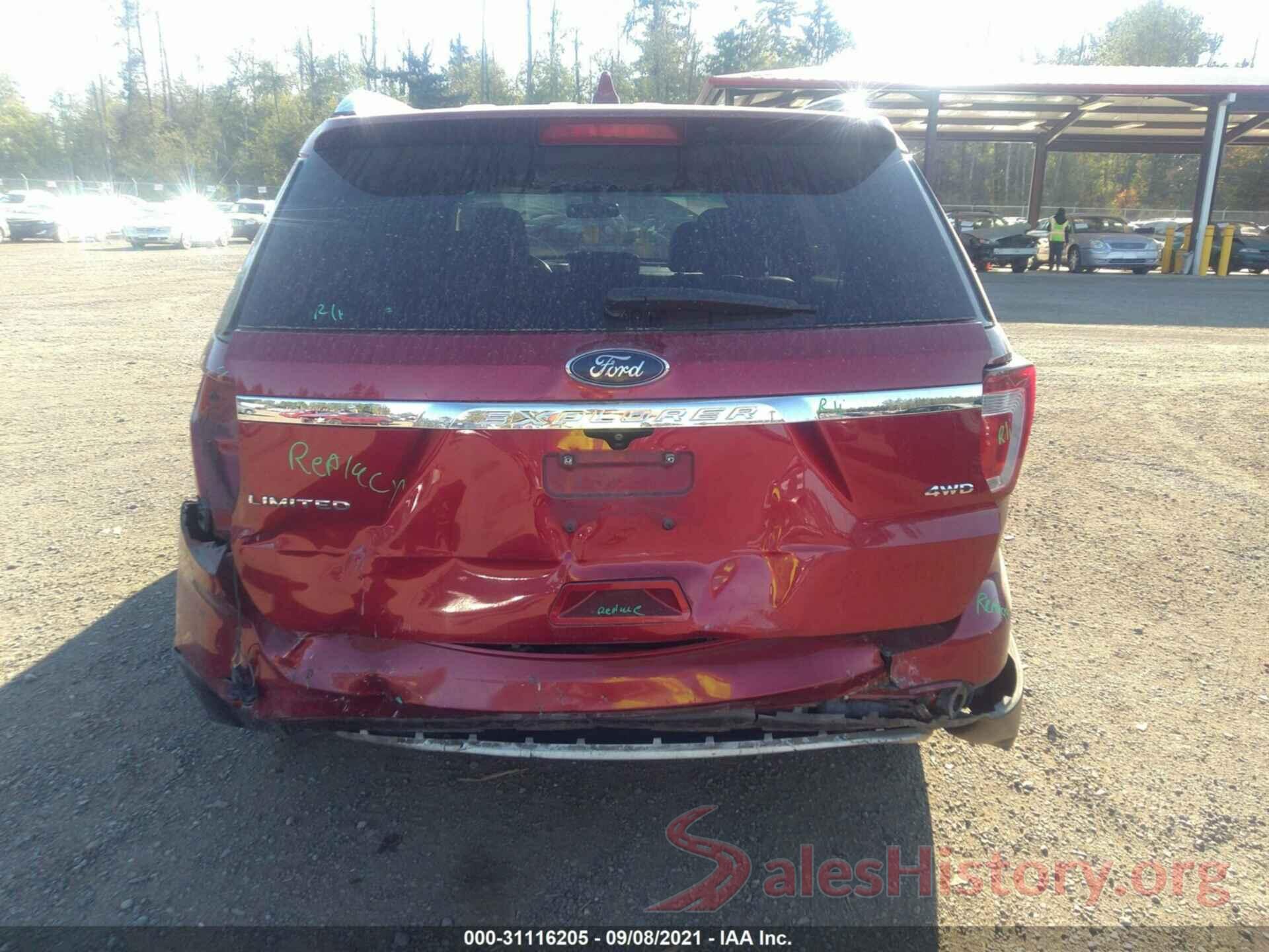 1FM5K8F84GGA45418 2016 FORD EXPLORER