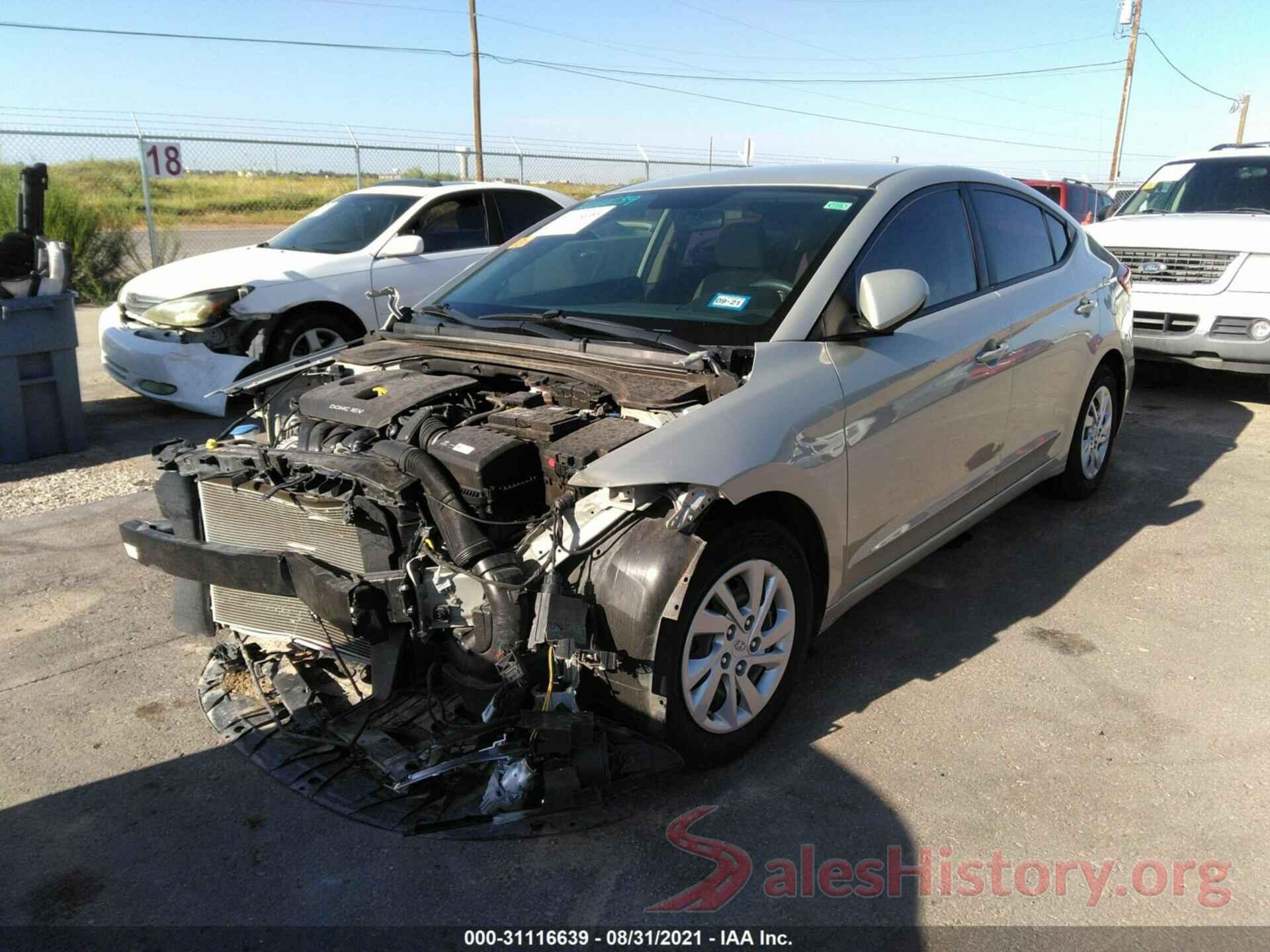 5NPD74LF1JH308982 2018 HYUNDAI ELANTRA