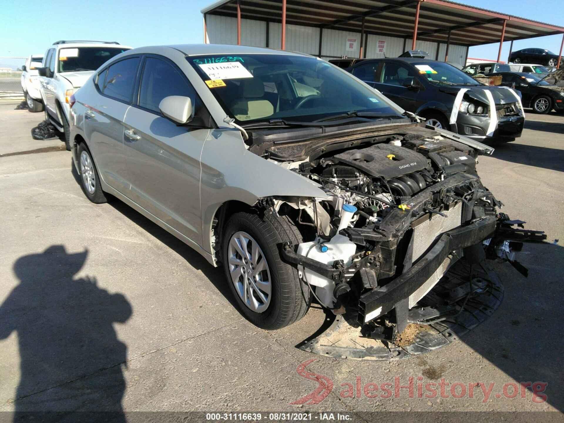 5NPD74LF1JH308982 2018 HYUNDAI ELANTRA