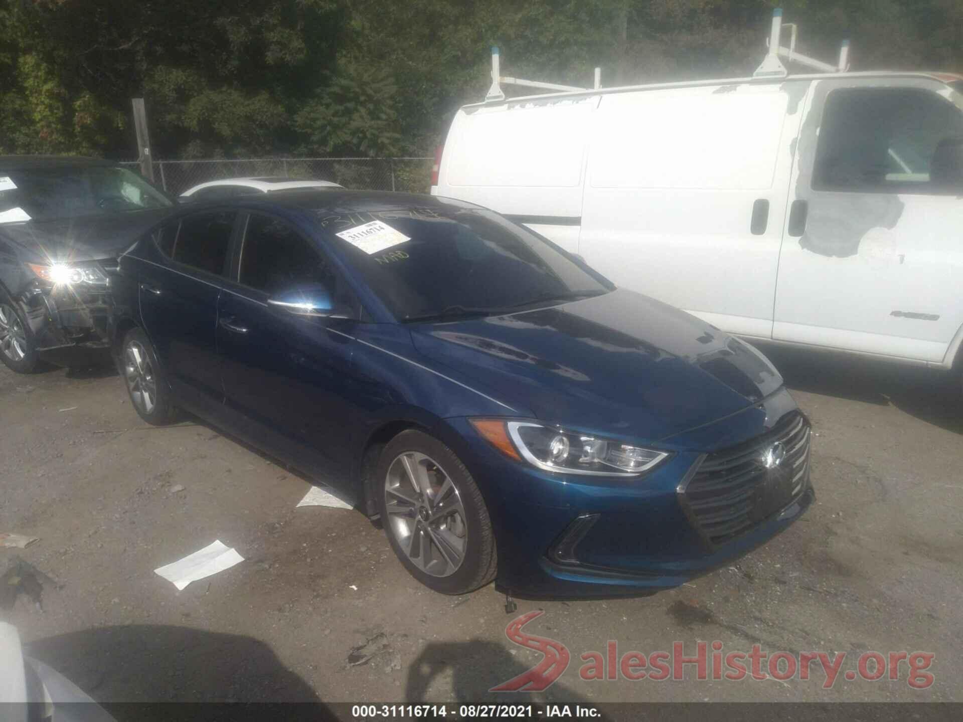 5NPD84LF7HH051172 2017 HYUNDAI ELANTRA