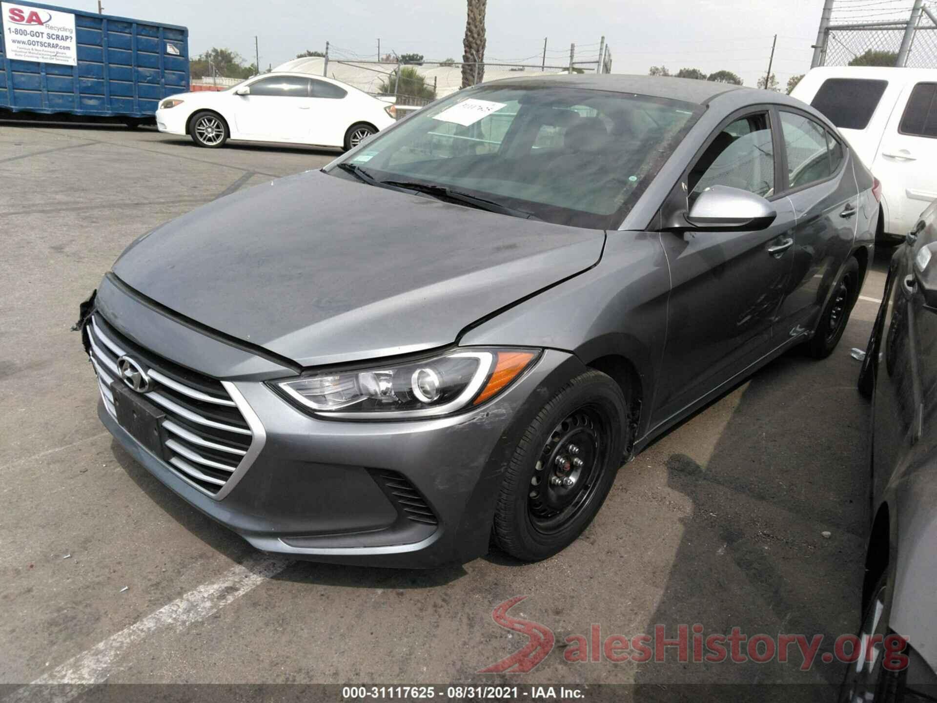 KMHD74LF2HU092765 2017 HYUNDAI ELANTRA