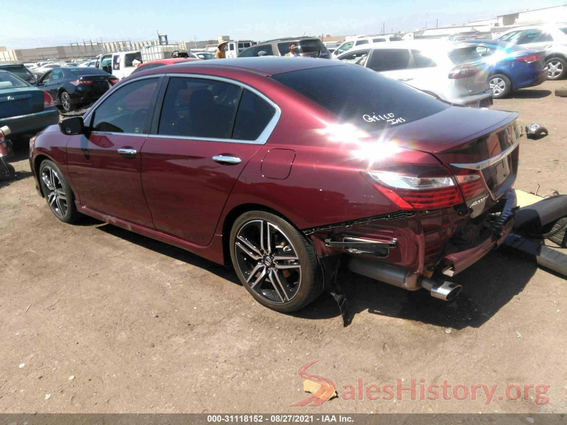 1HGCR2F55HA301436 2017 HONDA ACCORD SEDAN