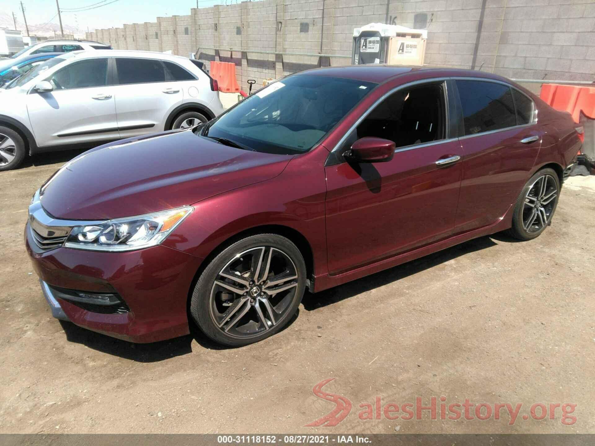 1HGCR2F55HA301436 2017 HONDA ACCORD SEDAN