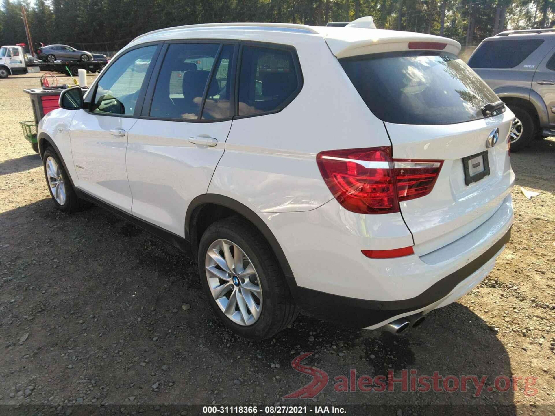 5UXWX9C59G0D69856 2016 BMW X3