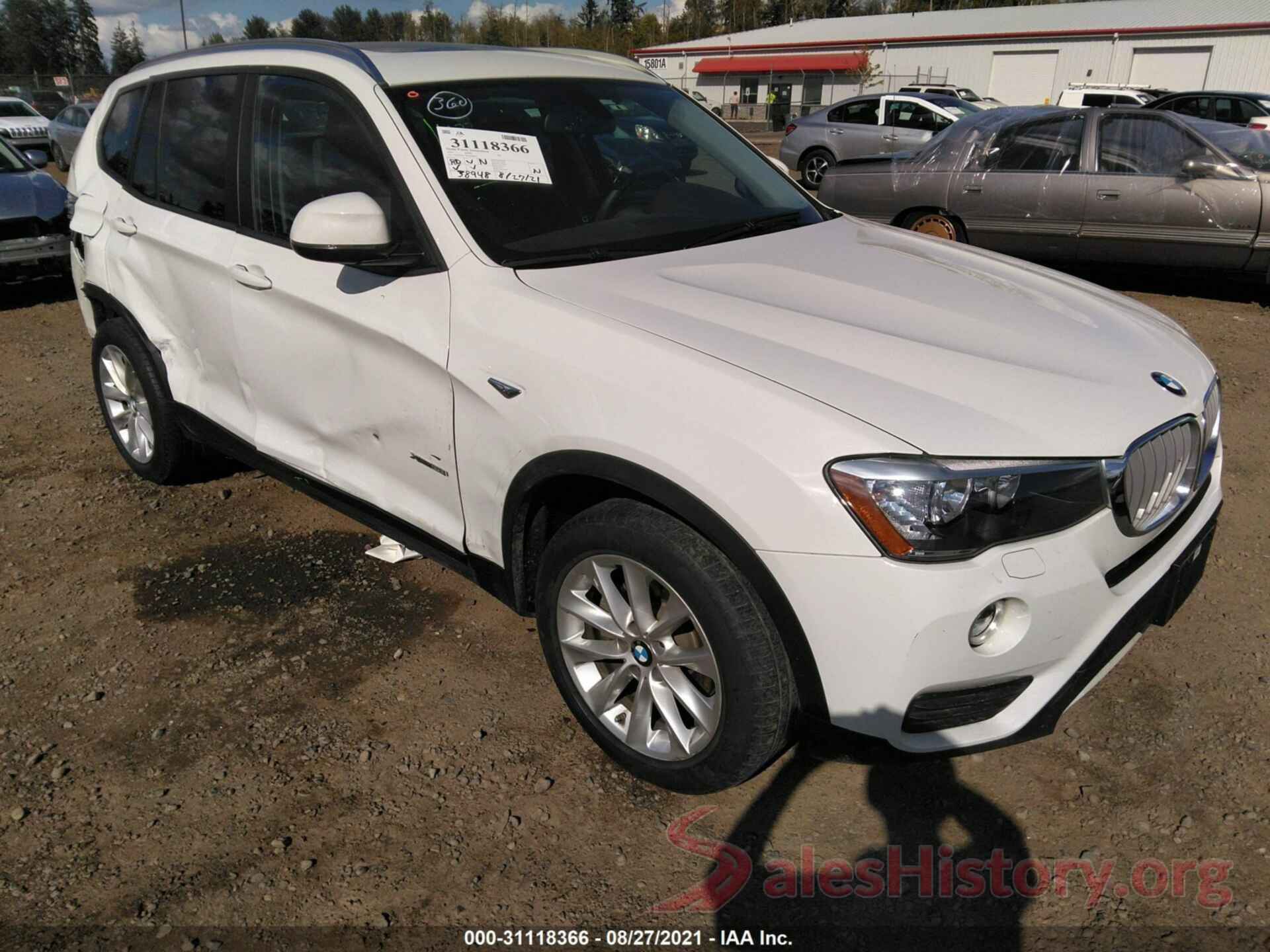 5UXWX9C59G0D69856 2016 BMW X3