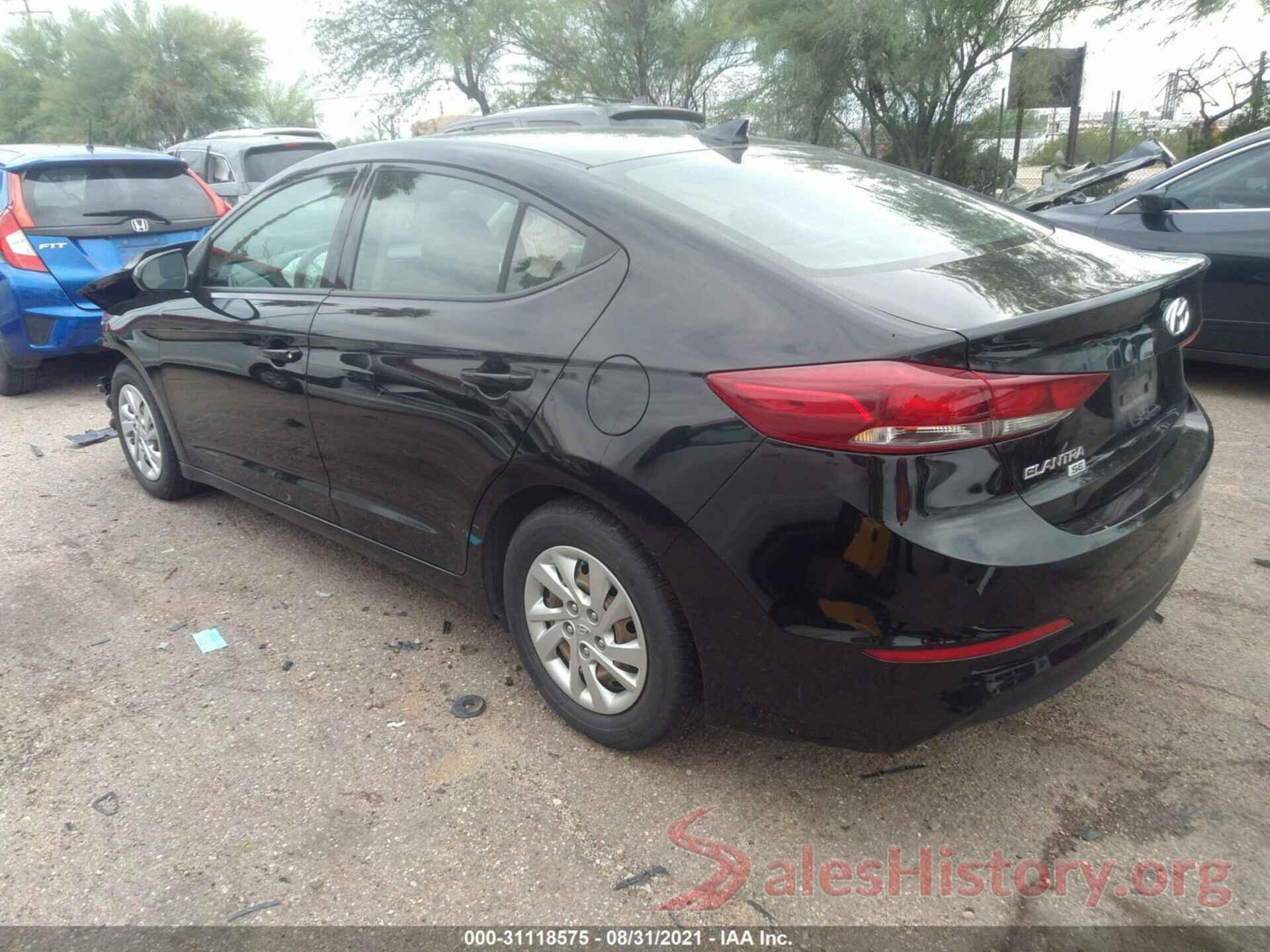 5NPD74LF7HH092565 2017 HYUNDAI ELANTRA