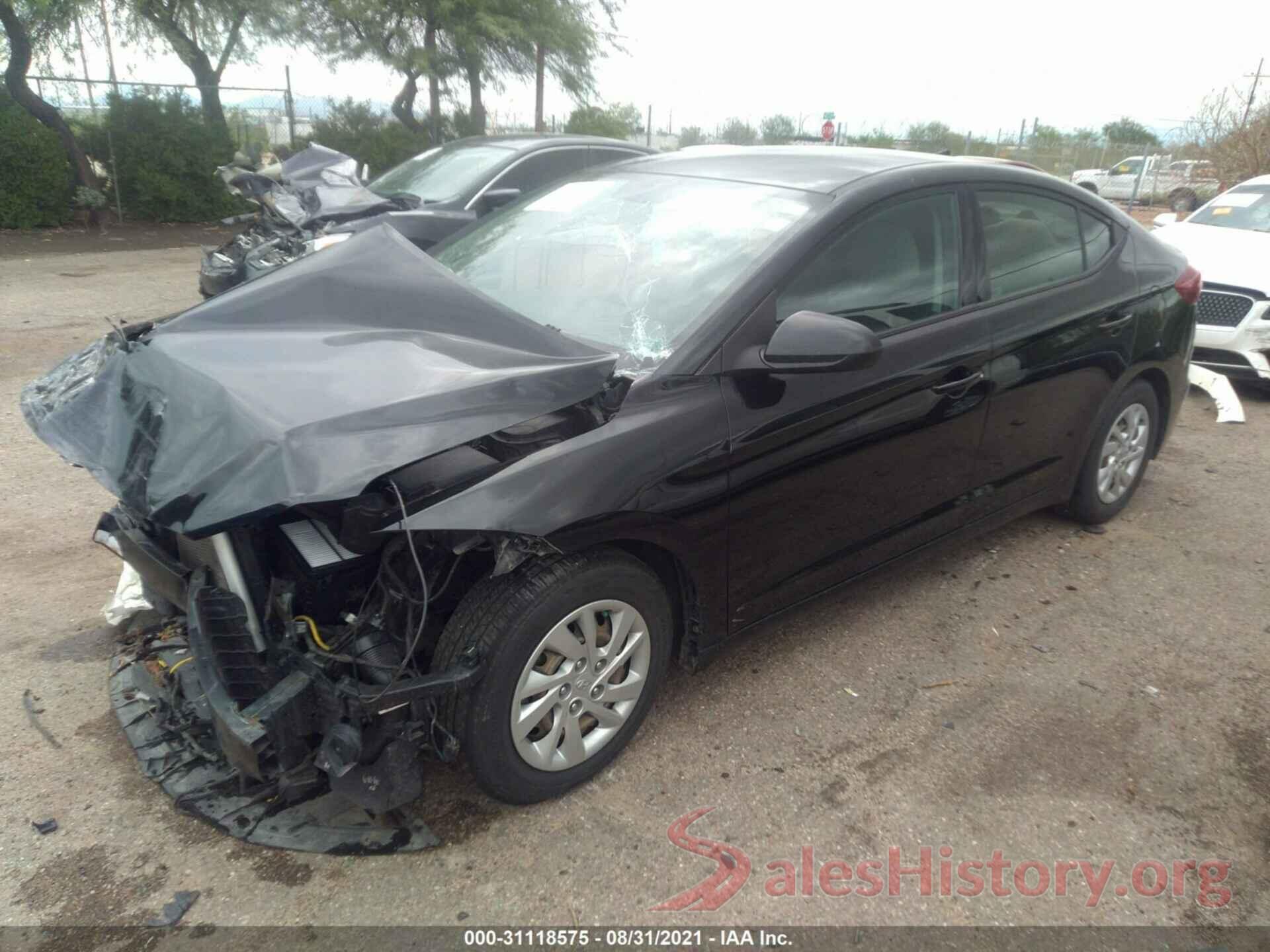 5NPD74LF7HH092565 2017 HYUNDAI ELANTRA