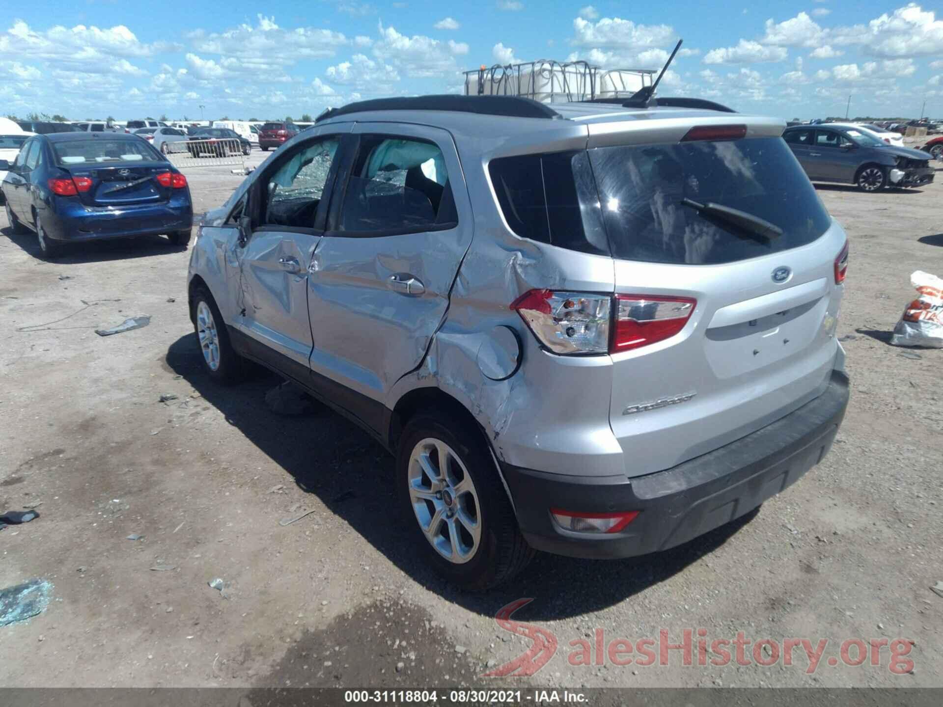 MAJ3S2GE2MC396799 2021 FORD ECOSPORT