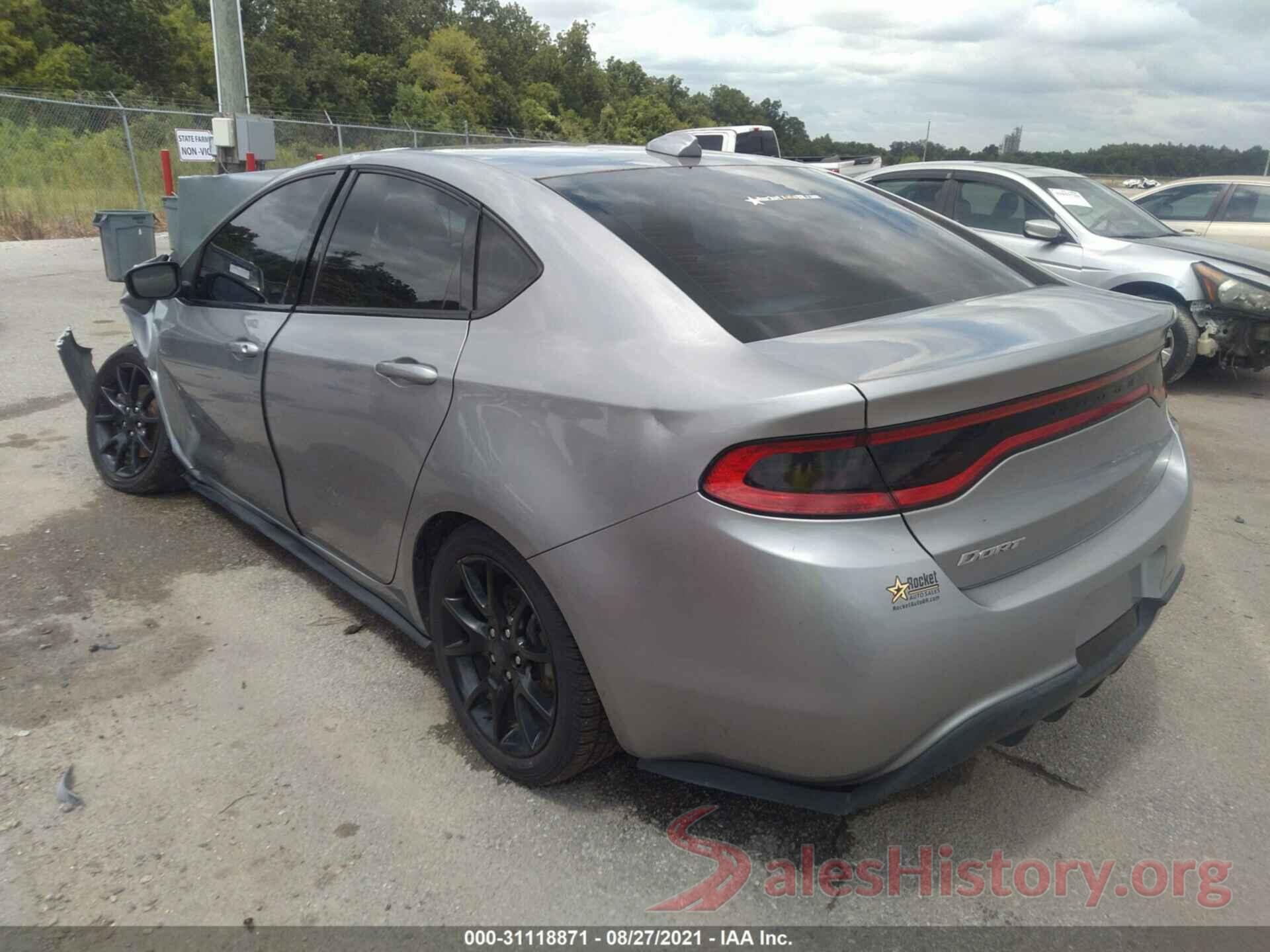 1C3CDFBB7GD717649 2016 DODGE DART