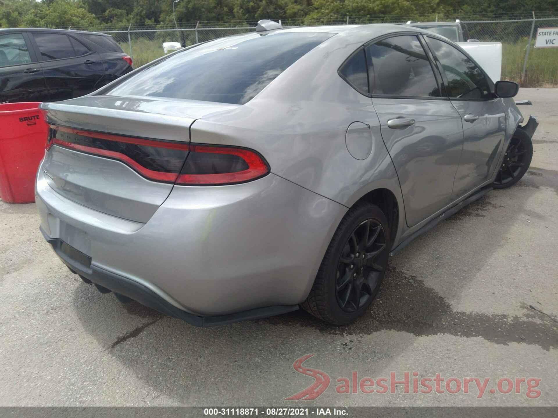 1C3CDFBB7GD717649 2016 DODGE DART