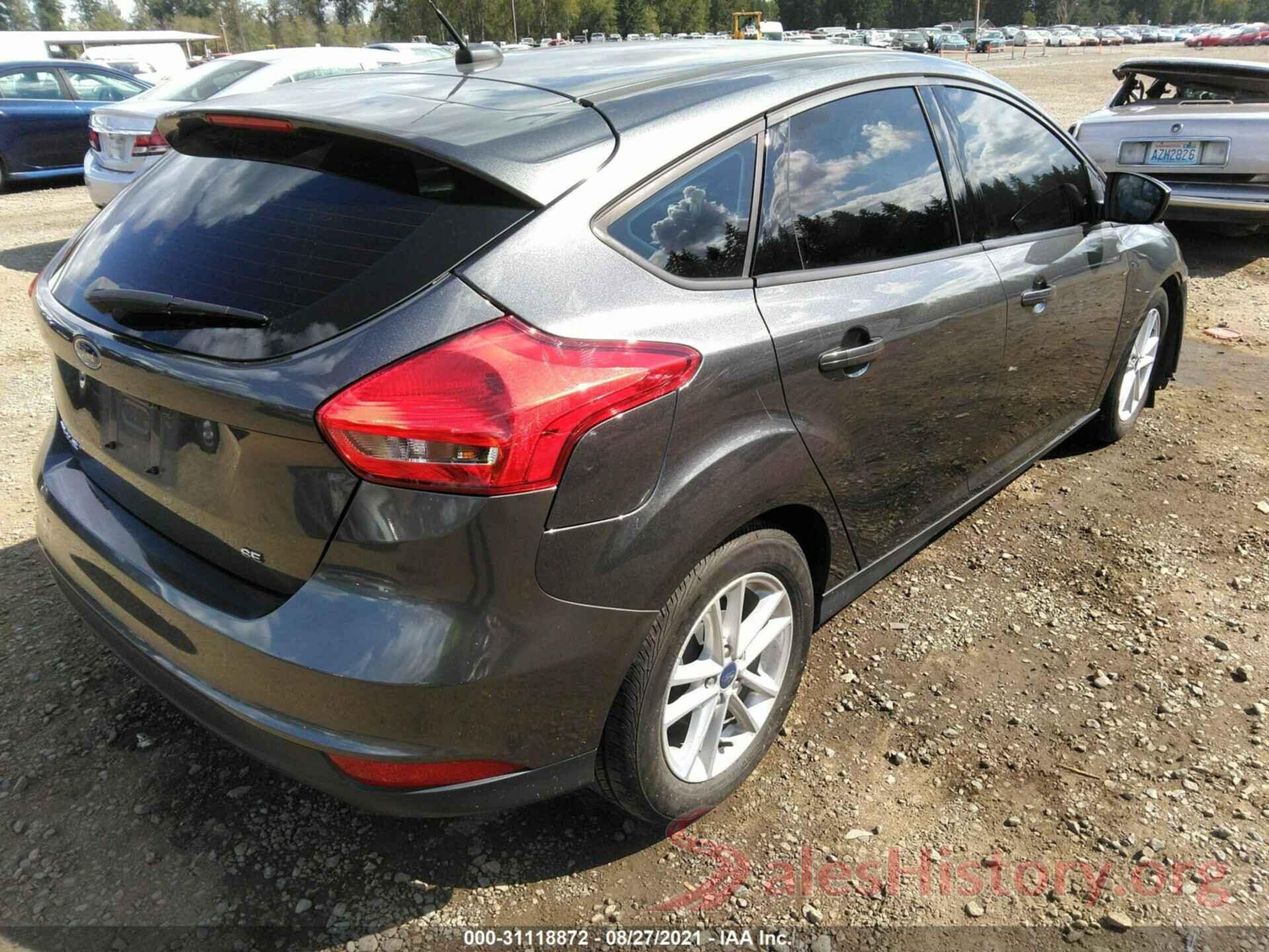 1FADP3K21JL313772 2018 FORD FOCUS