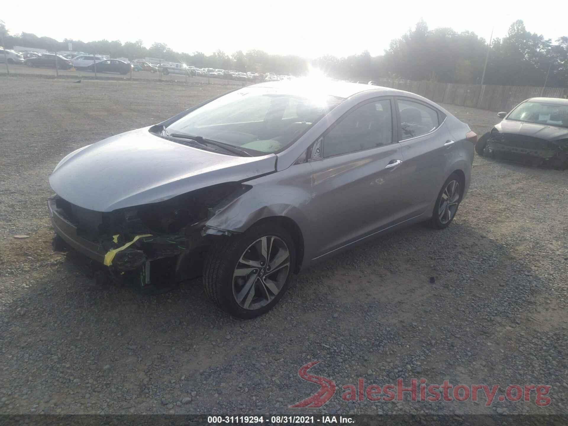 5NPDH4AE4GH658431 2016 HYUNDAI ELANTRA