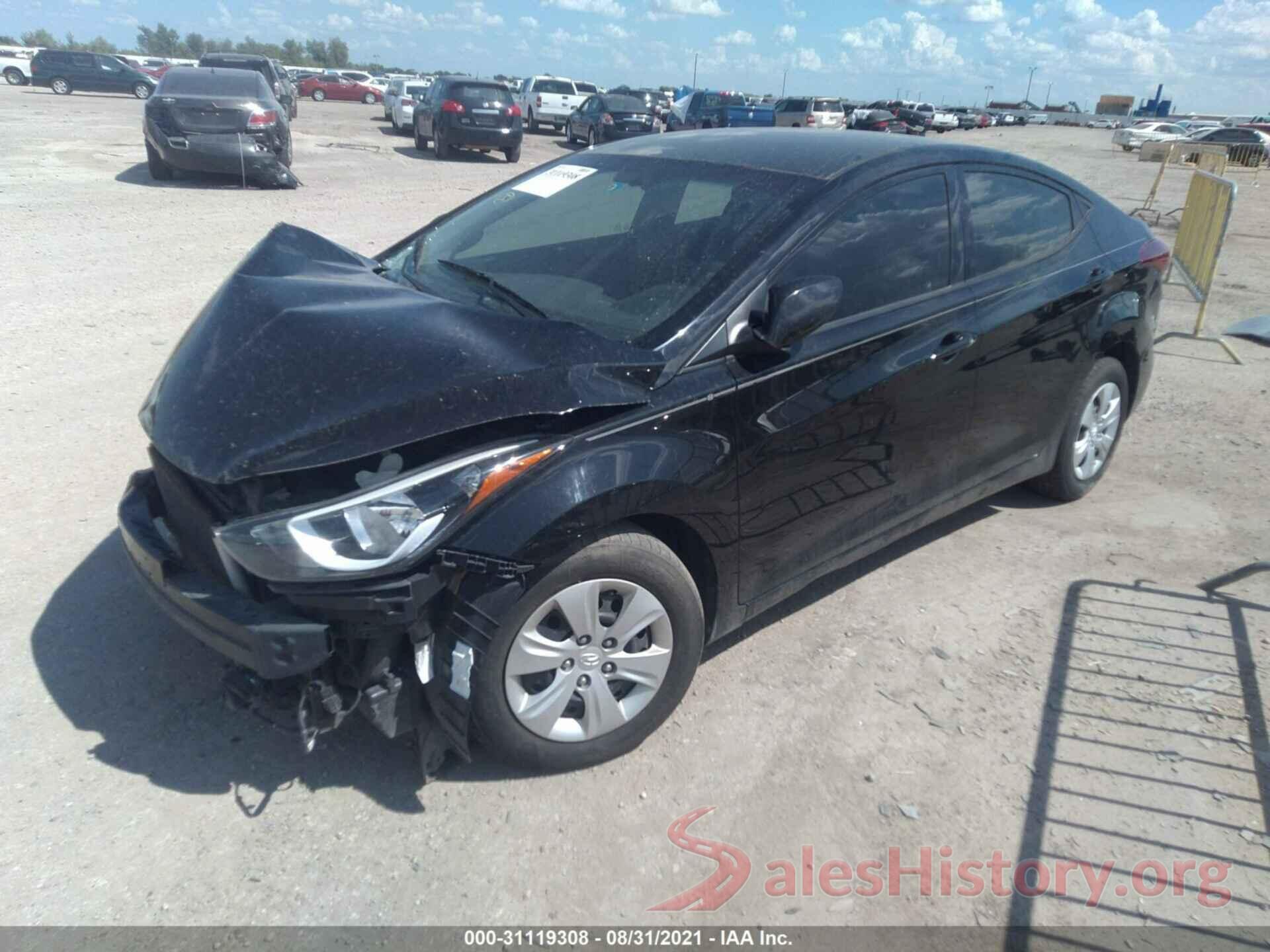 5NPDH4AE0GH746005 2016 HYUNDAI ELANTRA