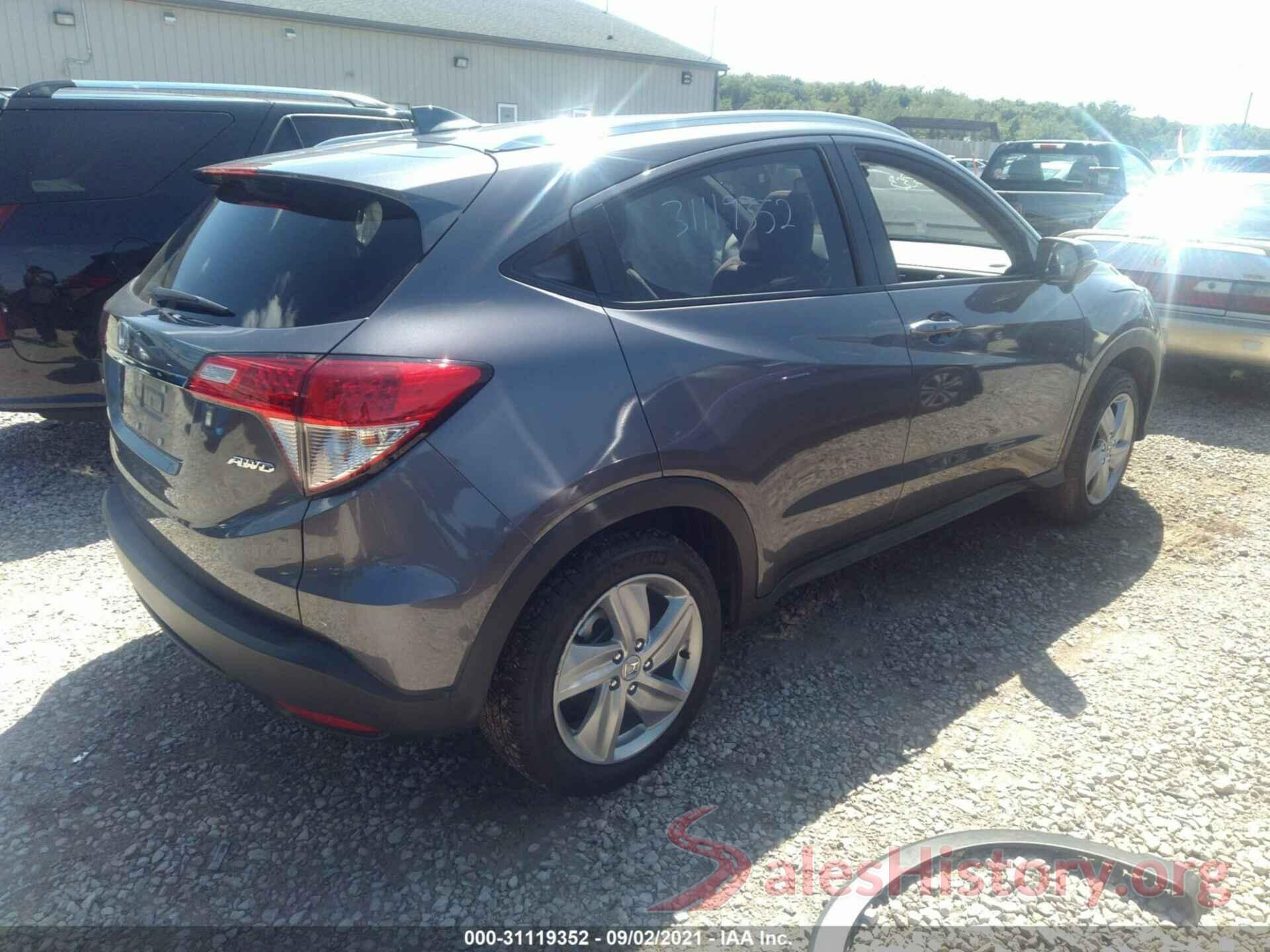 3CZRU6H54LM729998 2020 HONDA HR-V