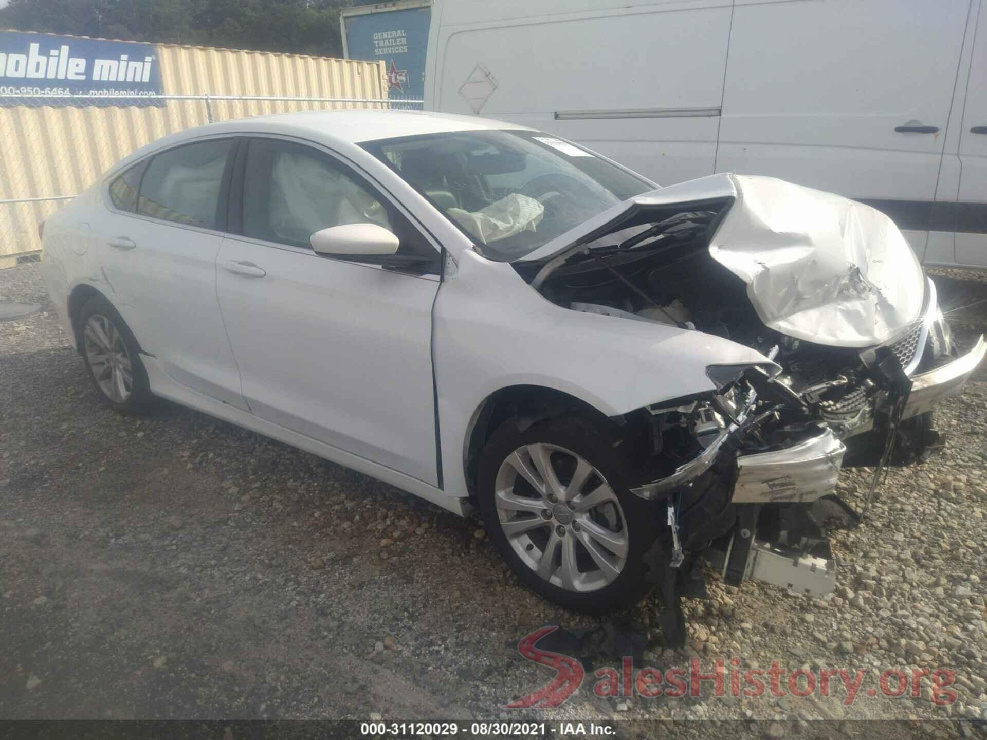 1C3CCCAB1GN184775 2016 CHRYSLER 200