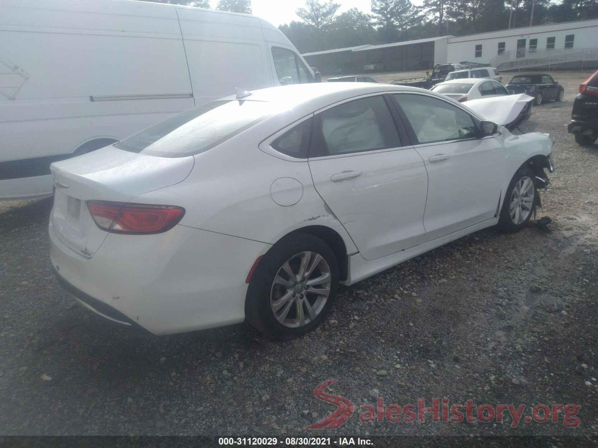 1C3CCCAB1GN184775 2016 CHRYSLER 200