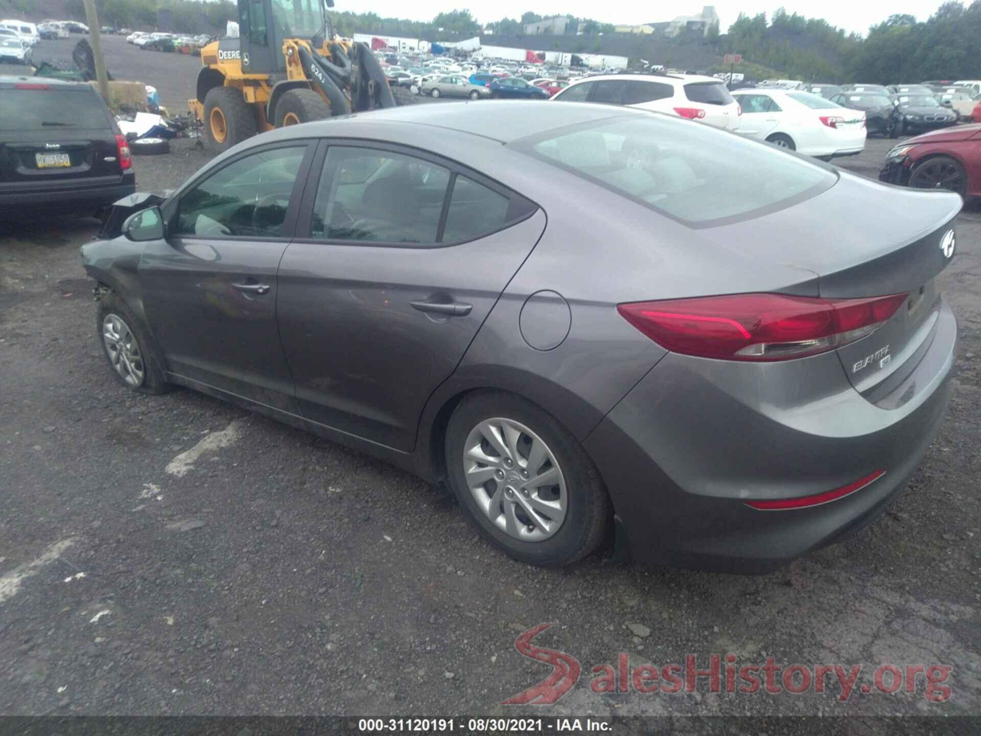 5NPD74LF0JH267938 2018 HYUNDAI ELANTRA