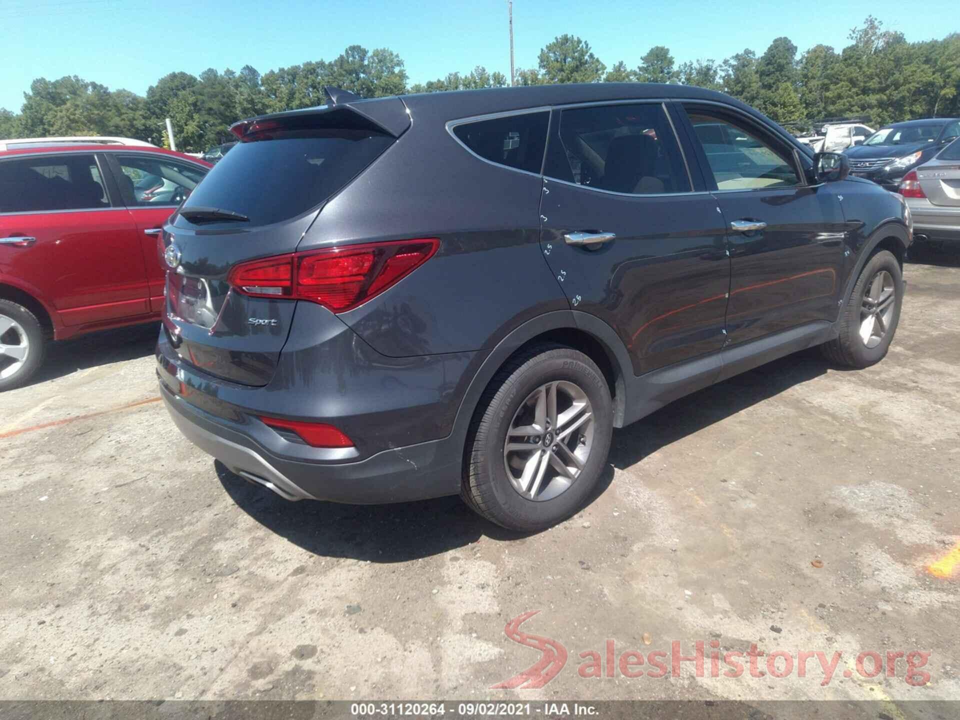 5XYZT3LB2HG498401 2017 HYUNDAI SANTA FE SPORT