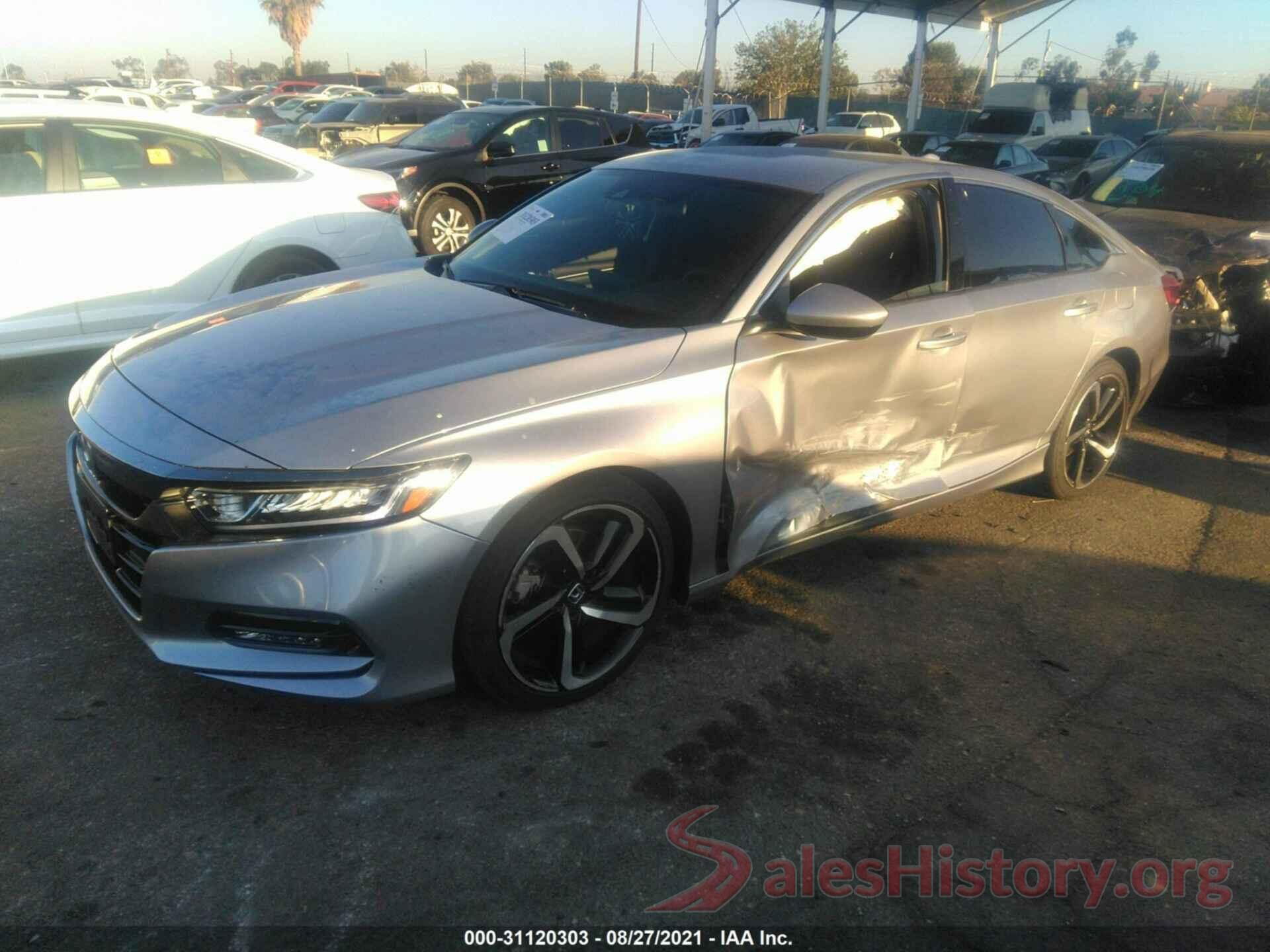 1HGCV1F31JA192421 2018 HONDA ACCORD SEDAN