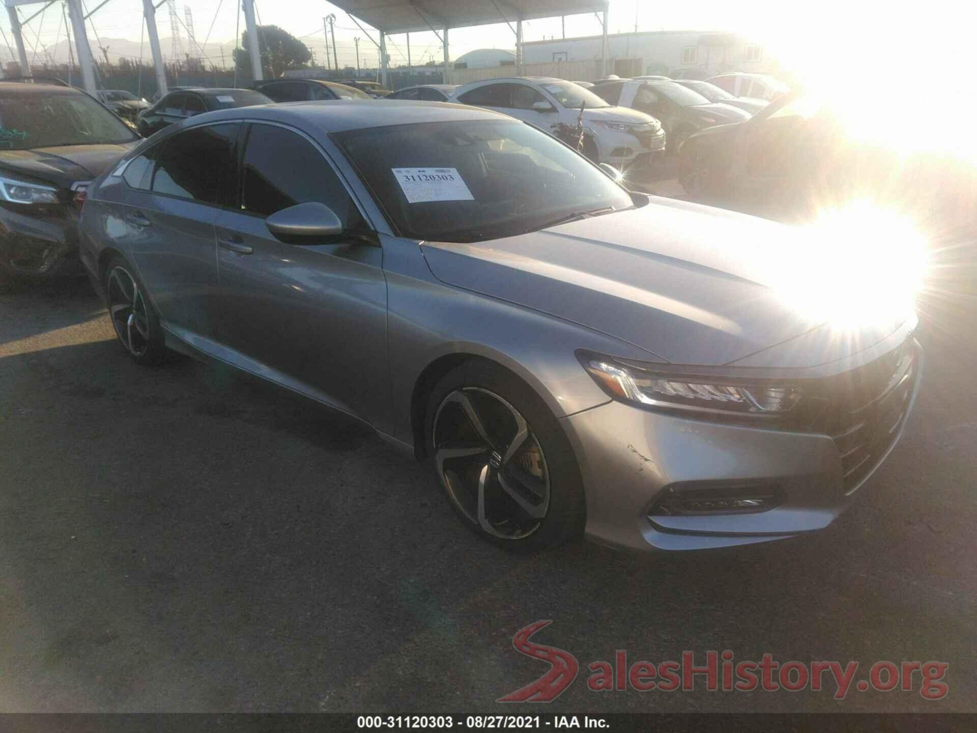 1HGCV1F31JA192421 2018 HONDA ACCORD SEDAN