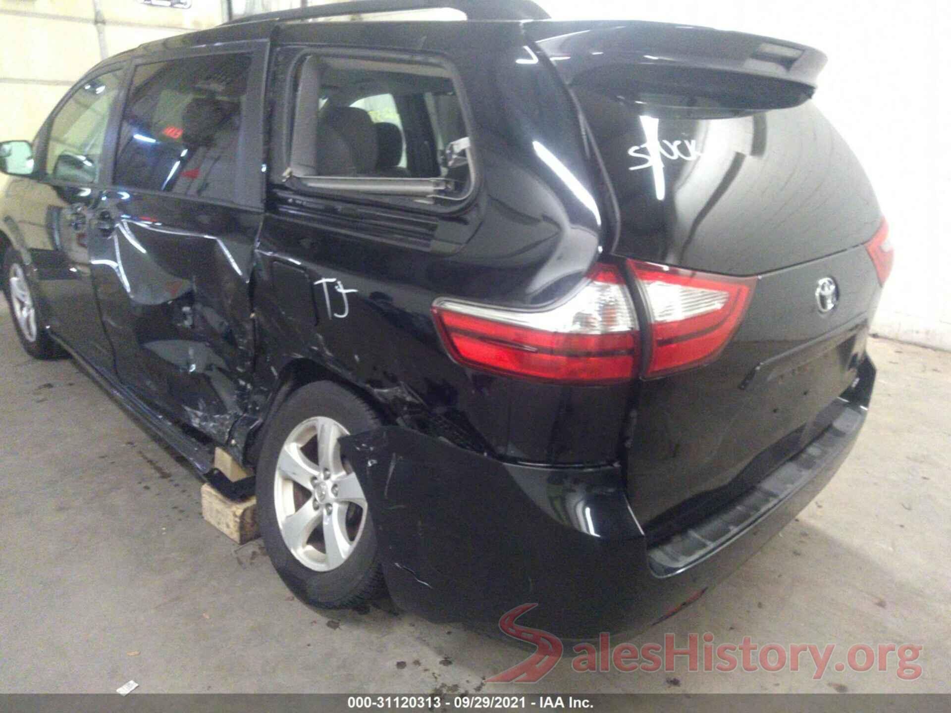 5TDKZ3DC0HS871073 2017 TOYOTA SIENNA